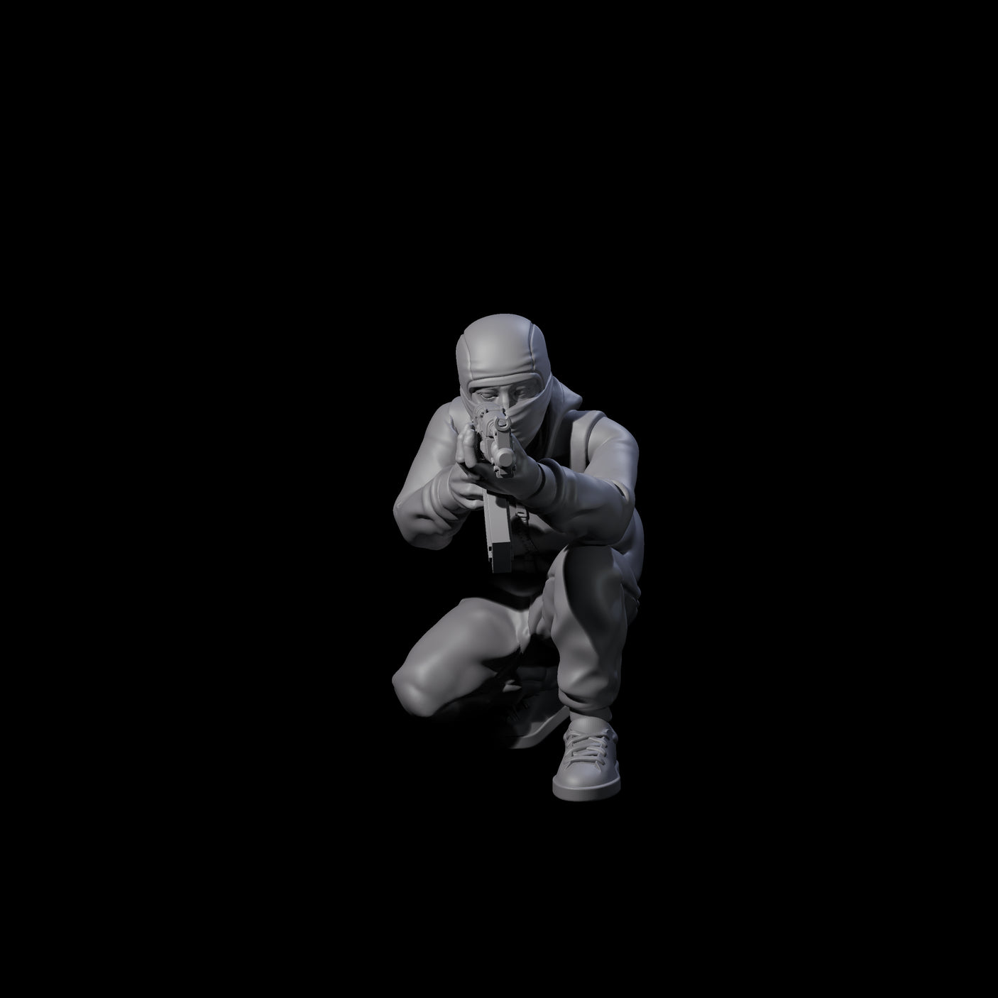 Scummy Russian Mercenary E Miniature for Dungeons and Dragons, Pathfinder or other TTRPGs