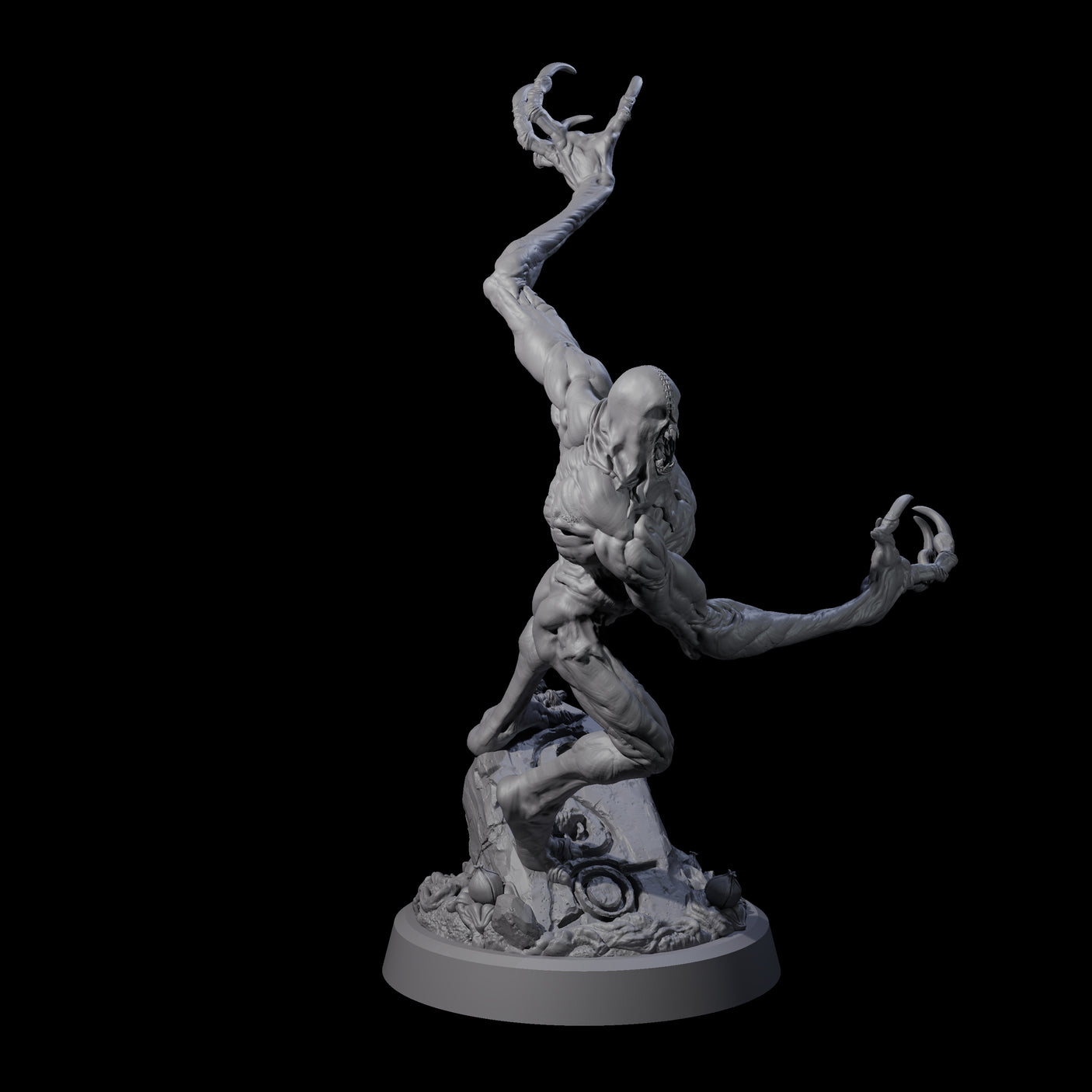 Scythe Wielding Velstrac B Miniature for Dungeons and Dragons, Pathfinder or other TTRPGs