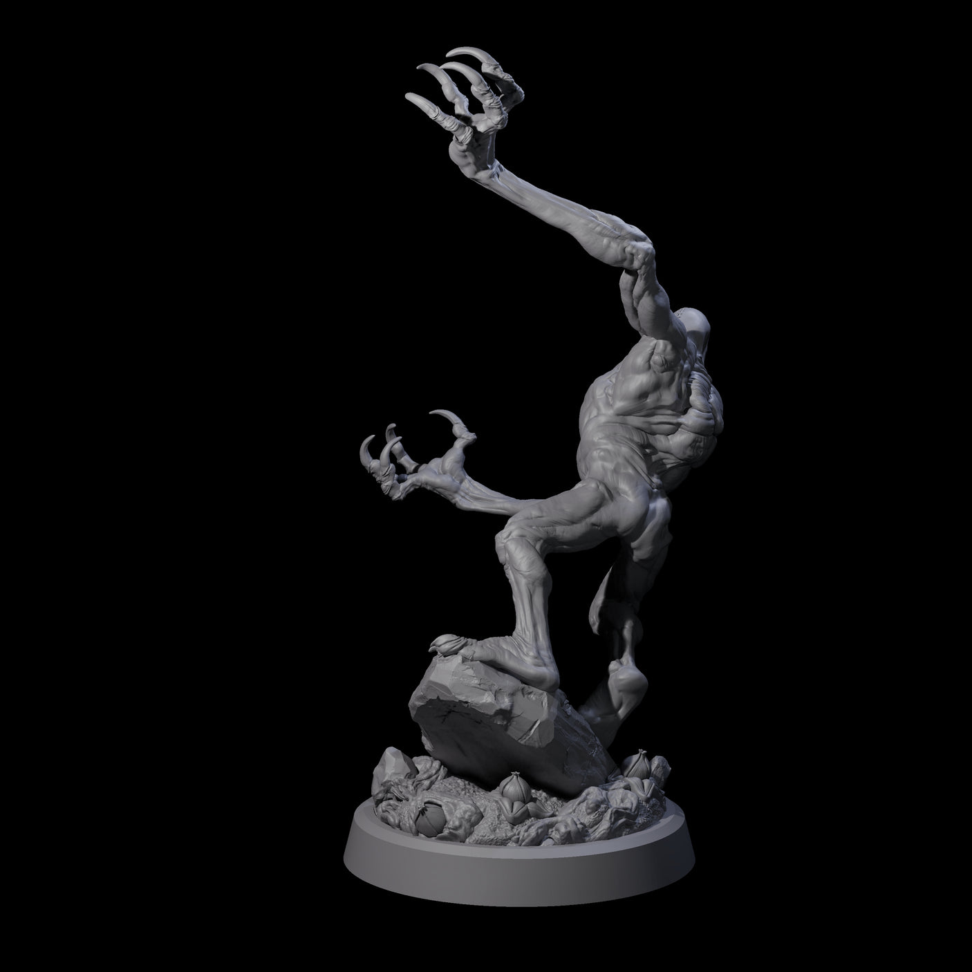 Scythe Wielding Velstrac B Miniature for Dungeons and Dragons, Pathfinder or other TTRPGs