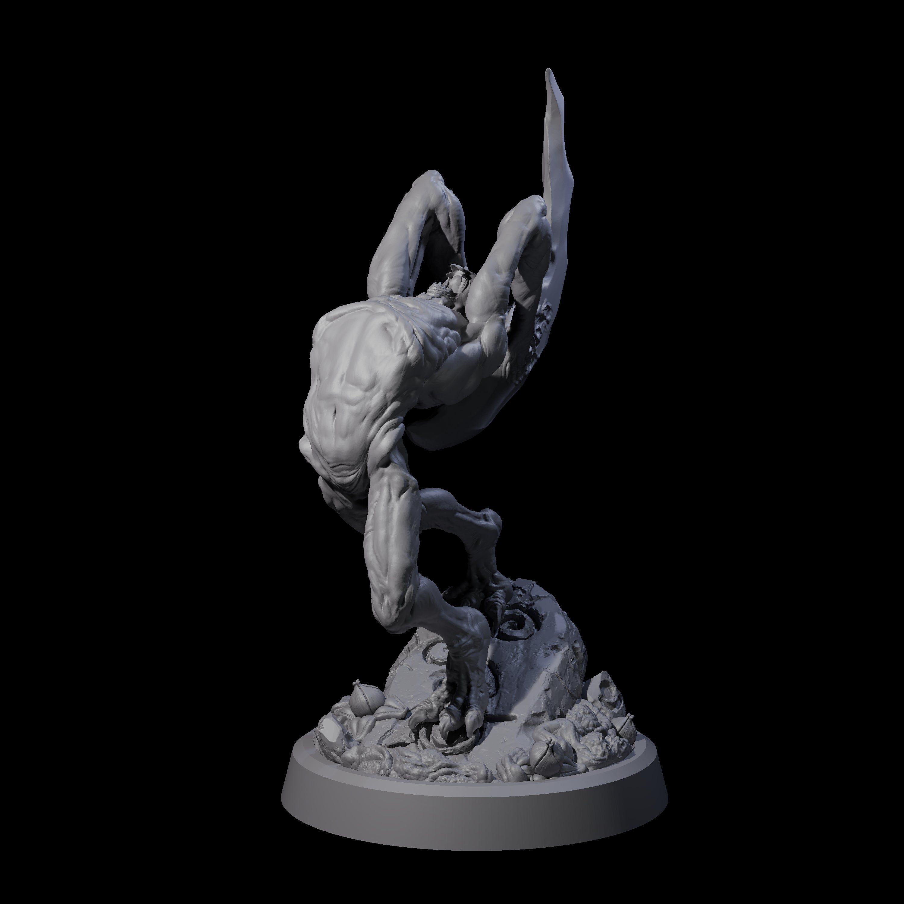 Scythe Wielding Velstrac C Miniature for Dungeons and Dragons, Pathfinder or other TTRPGs