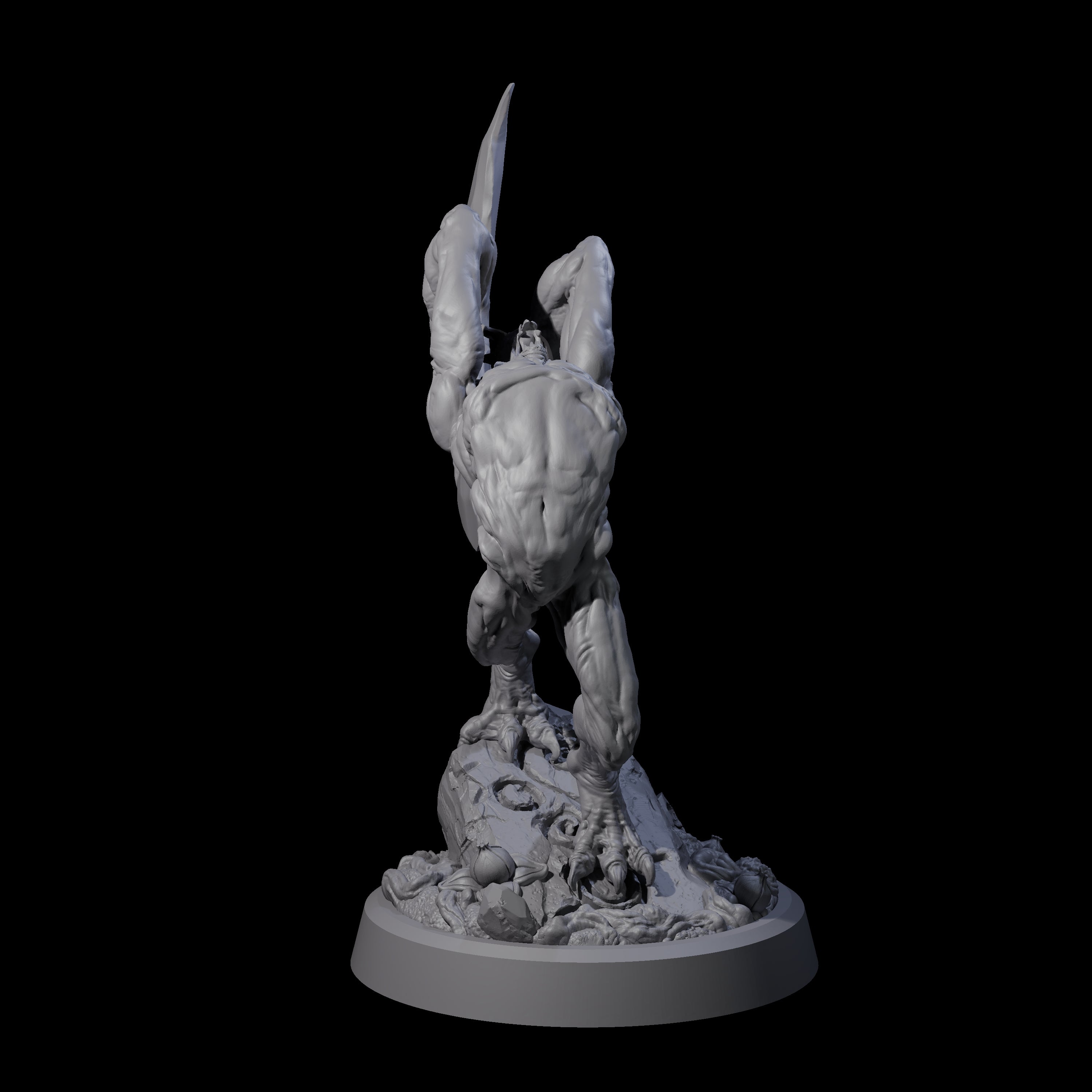 Scythe Wielding Velstrac C Miniature for Dungeons and Dragons, Pathfinder or other TTRPGs