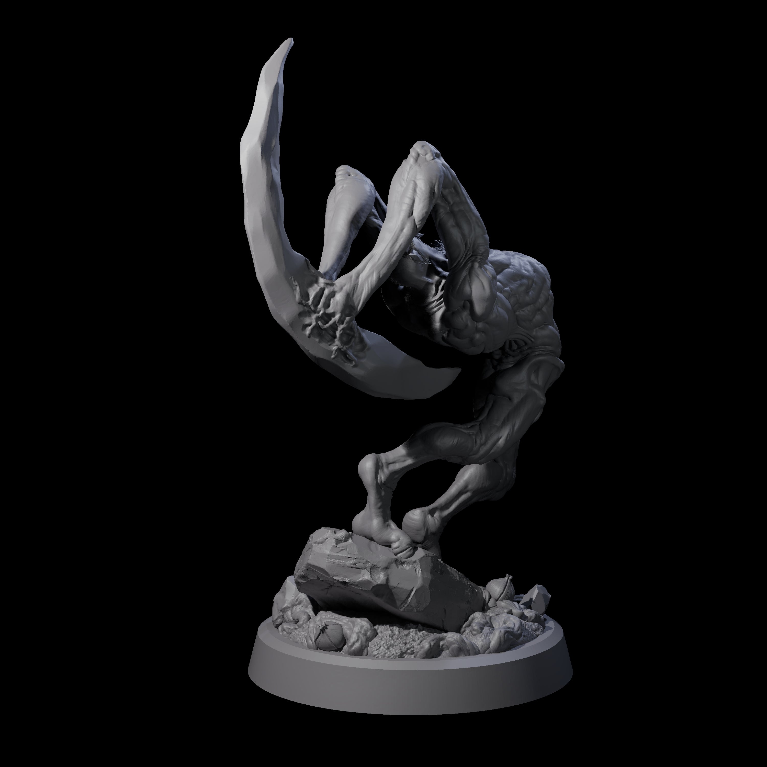 Scythe Wielding Velstrac C Miniature for Dungeons and Dragons, Pathfinder or other TTRPGs