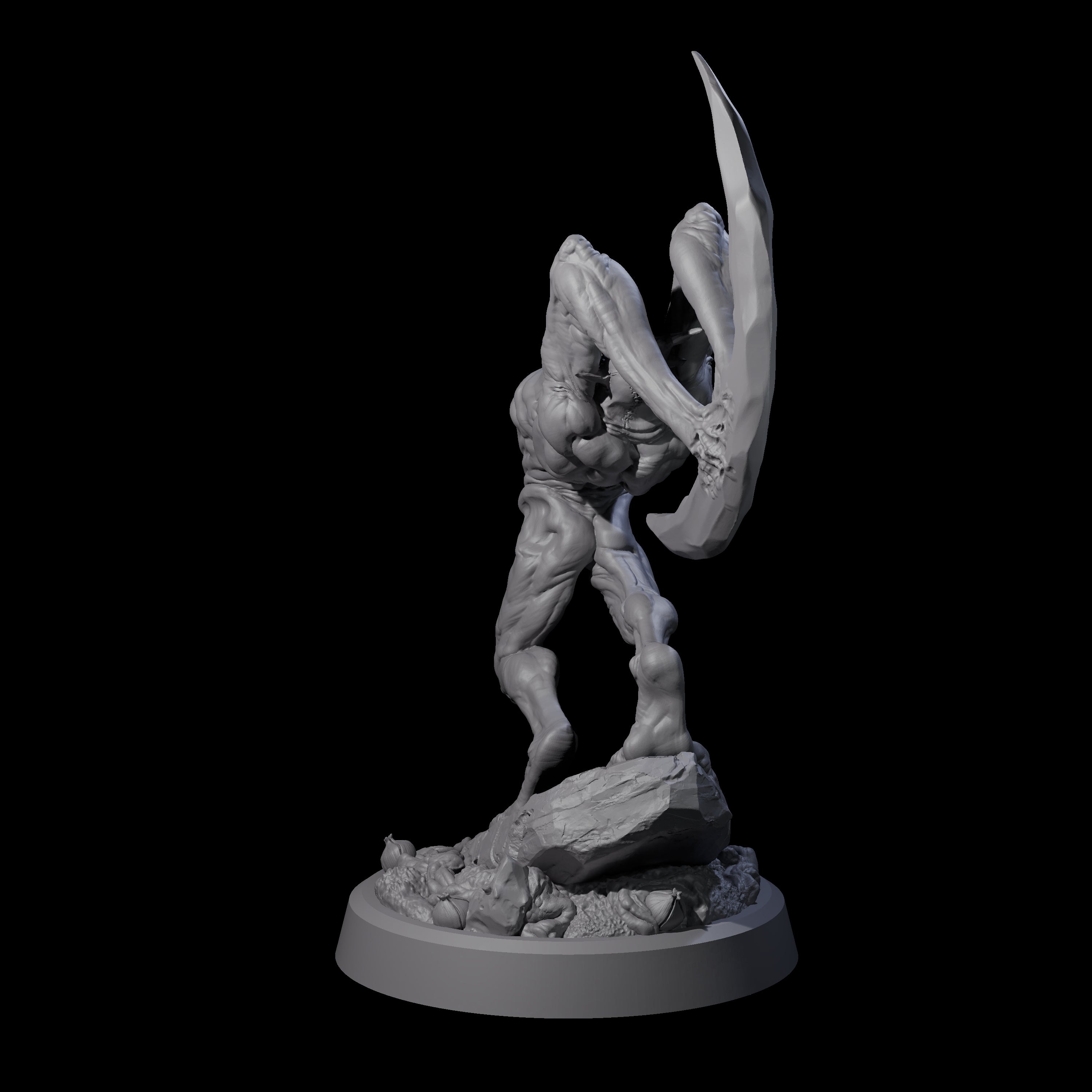 Scythe Wielding Velstrac C Miniature for Dungeons and Dragons, Pathfinder or other TTRPGs