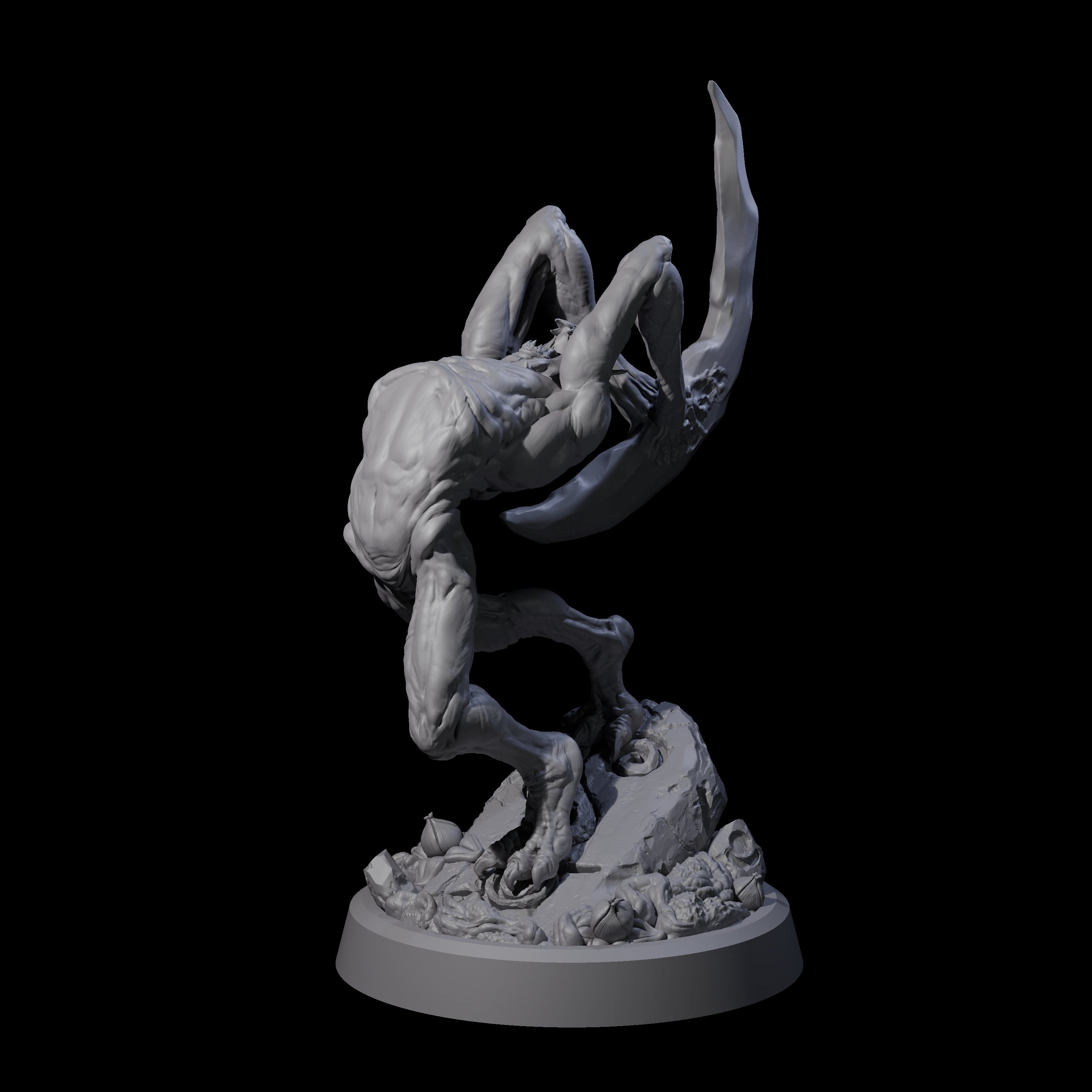 Scythe Wielding Velstrac C Miniature for Dungeons and Dragons, Pathfinder or other TTRPGs