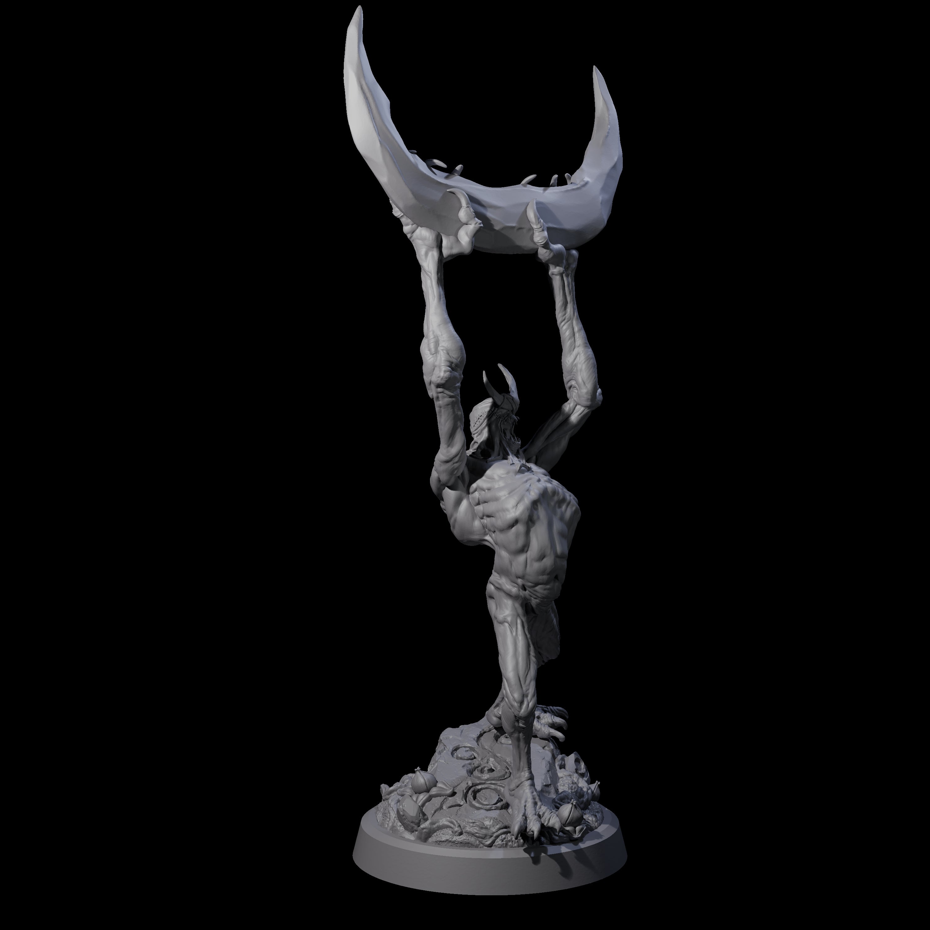 Scythe Wielding Velstrac D Miniature for Dungeons and Dragons, Pathfinder or other TTRPGs