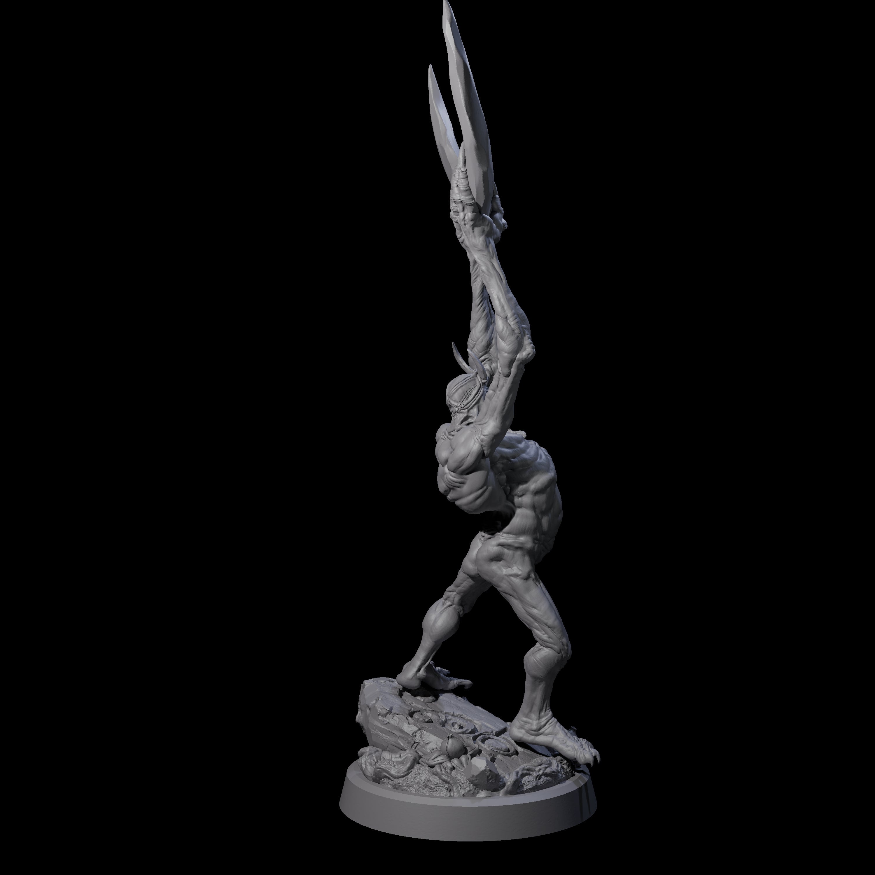 Scythe Wielding Velstrac D Miniature for Dungeons and Dragons, Pathfinder or other TTRPGs