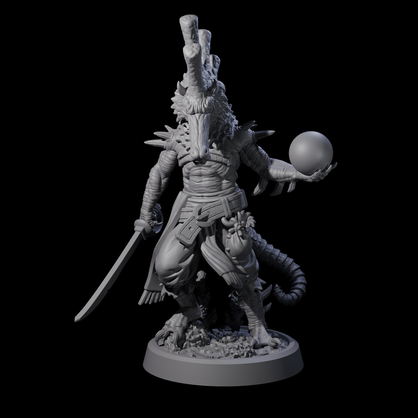 Sea Horse Sea Spawn Miniature for Dungeons and Dragons, Pathfinder or other TTRPGs