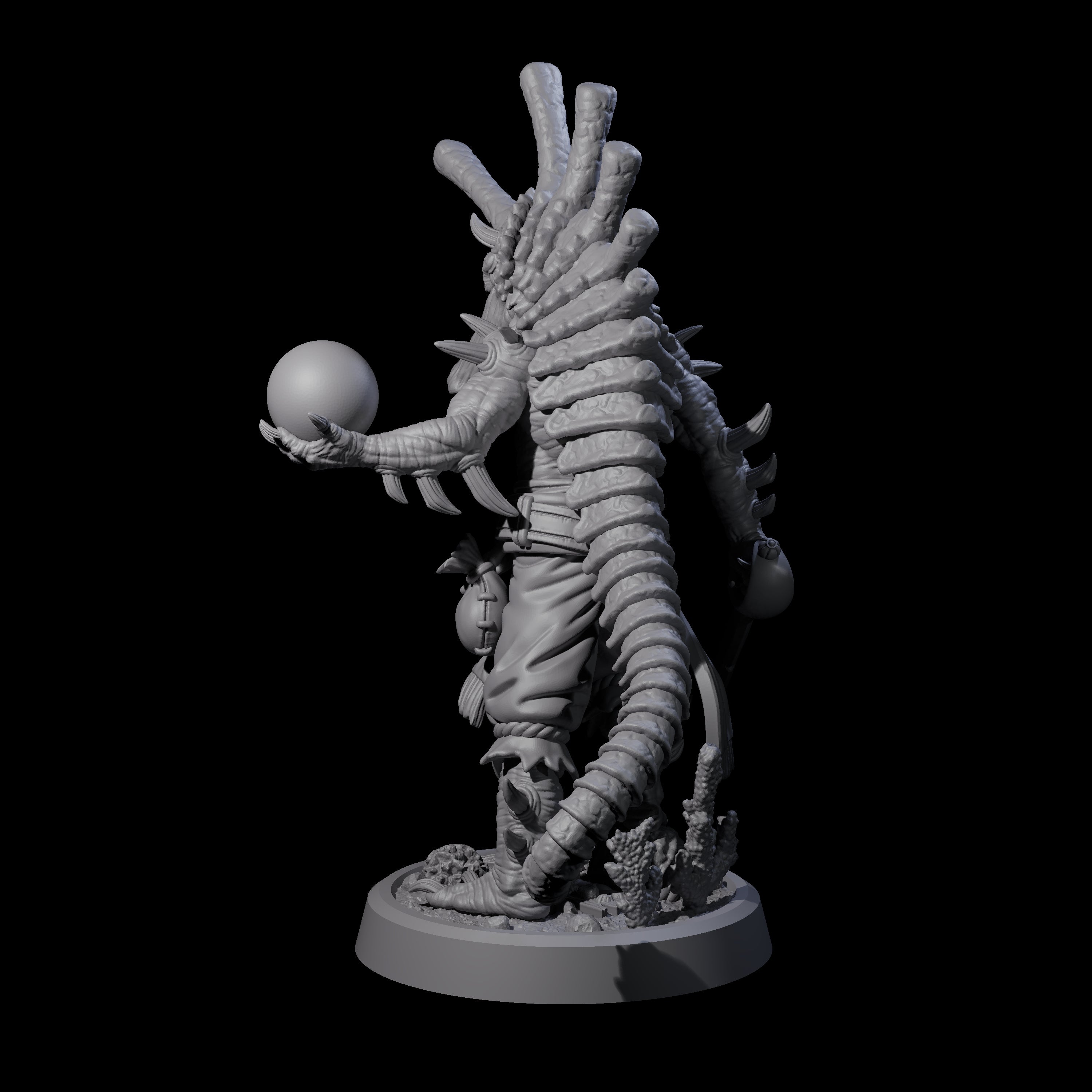 Sea Horse Sea Spawn Miniature for Dungeons and Dragons, Pathfinder or other TTRPGs
