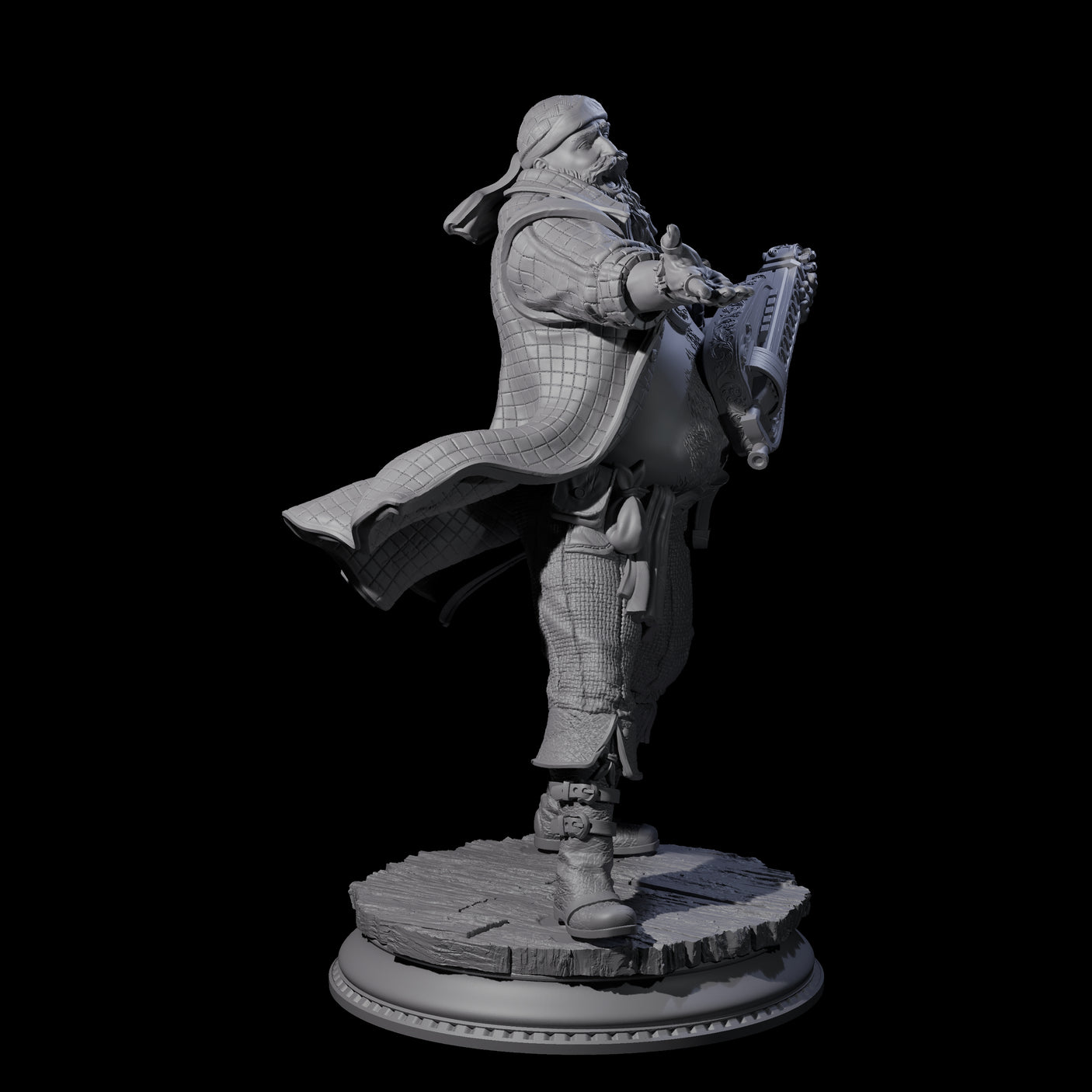 Sea Shanty Singing Bard Miniature for Dungeons and Dragons, Pathfinder or other TTRPGs