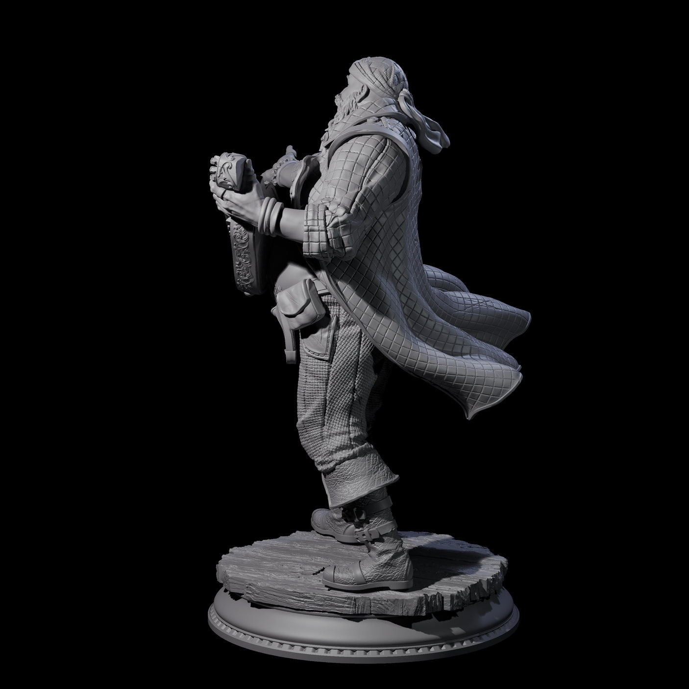 Sea Shanty Singing Bard Miniature for Dungeons and Dragons, Pathfinder or other TTRPGs