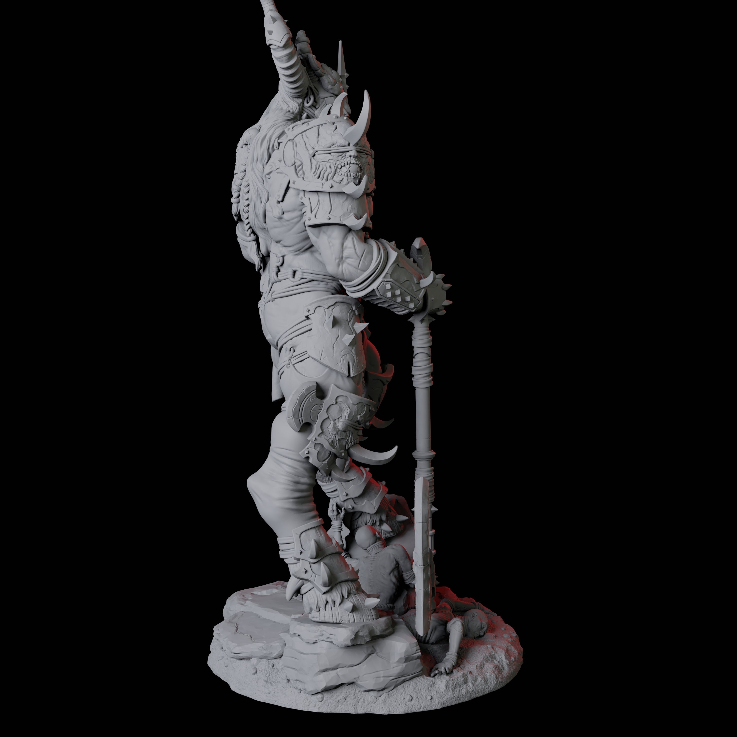 Seduced Bearded Devil Champion A Miniature for Dungeons and Dragons, Pathfinder or other TTRPGs