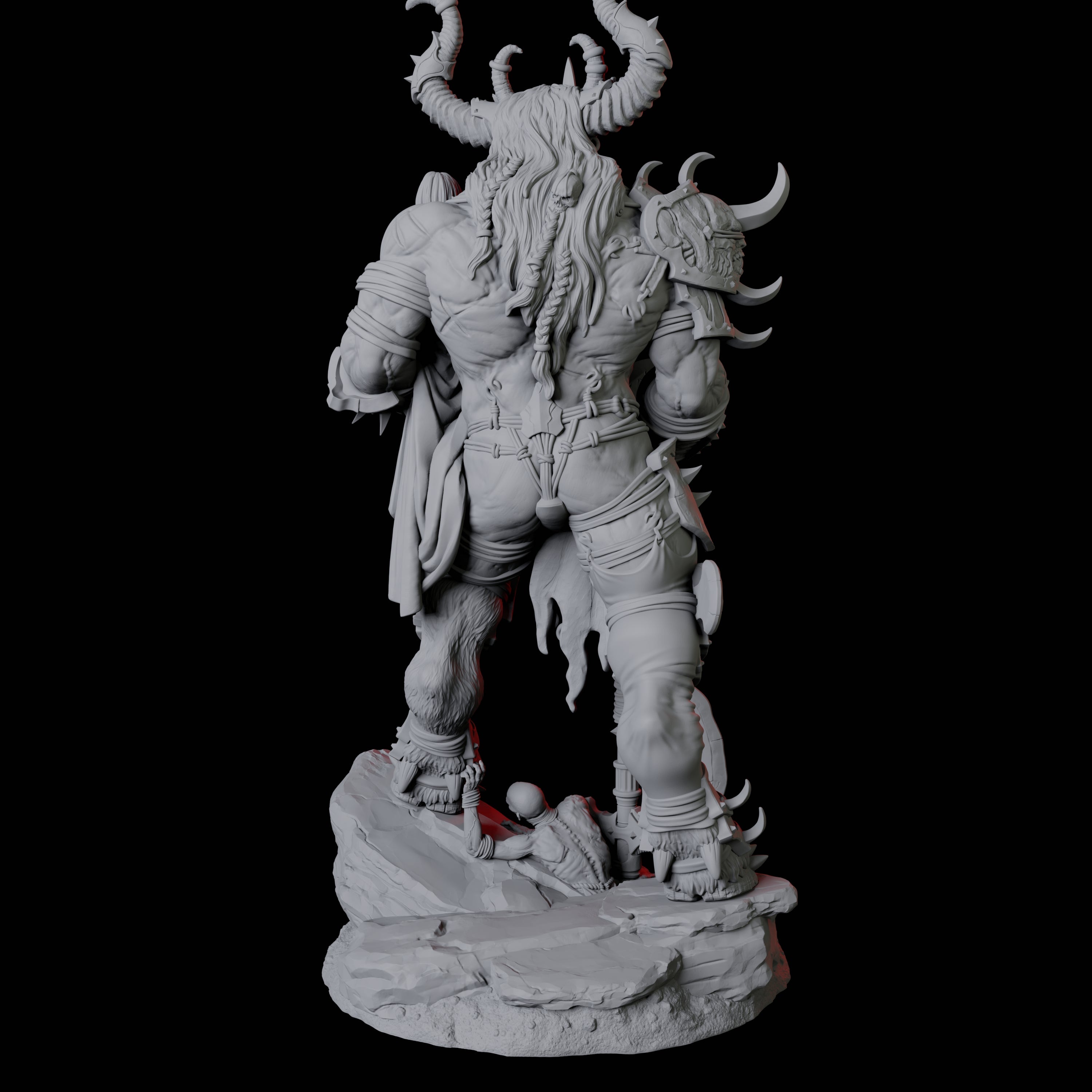Seduced Bearded Devil Champion A Miniature for Dungeons and Dragons, Pathfinder or other TTRPGs