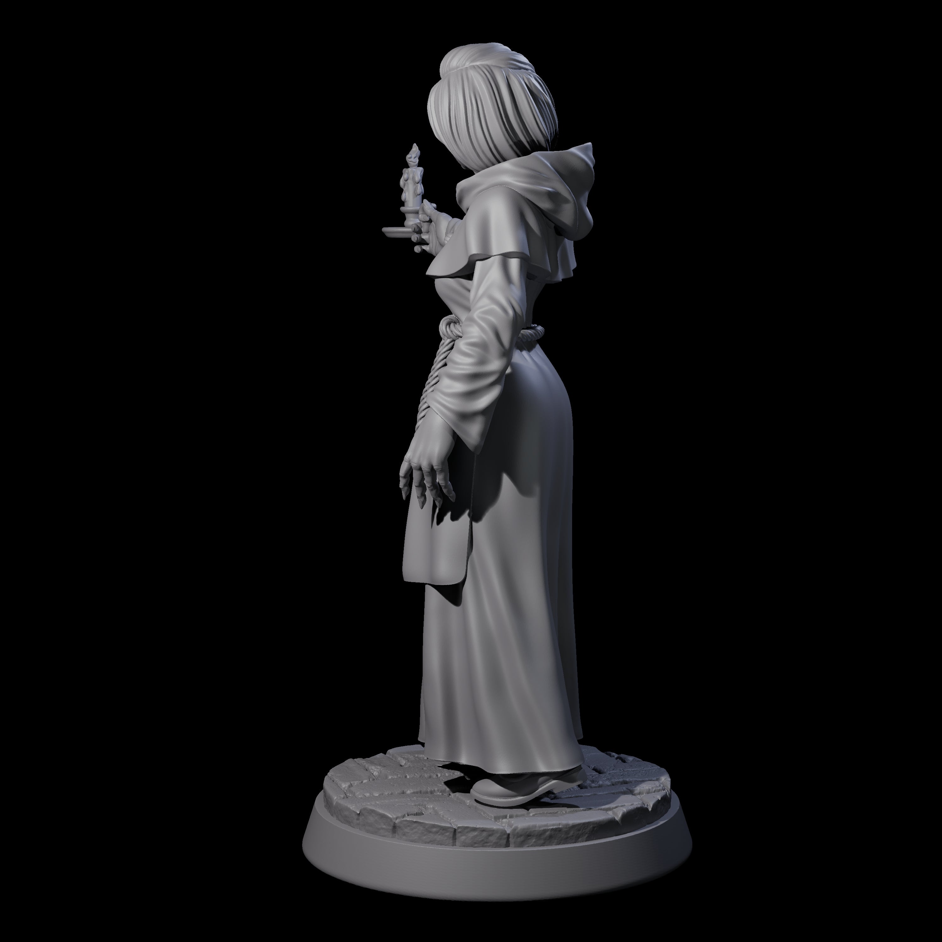 Seeking Woman in Robes Miniature for Dungeons and Dragons, Pathfinder or other TTRPGs