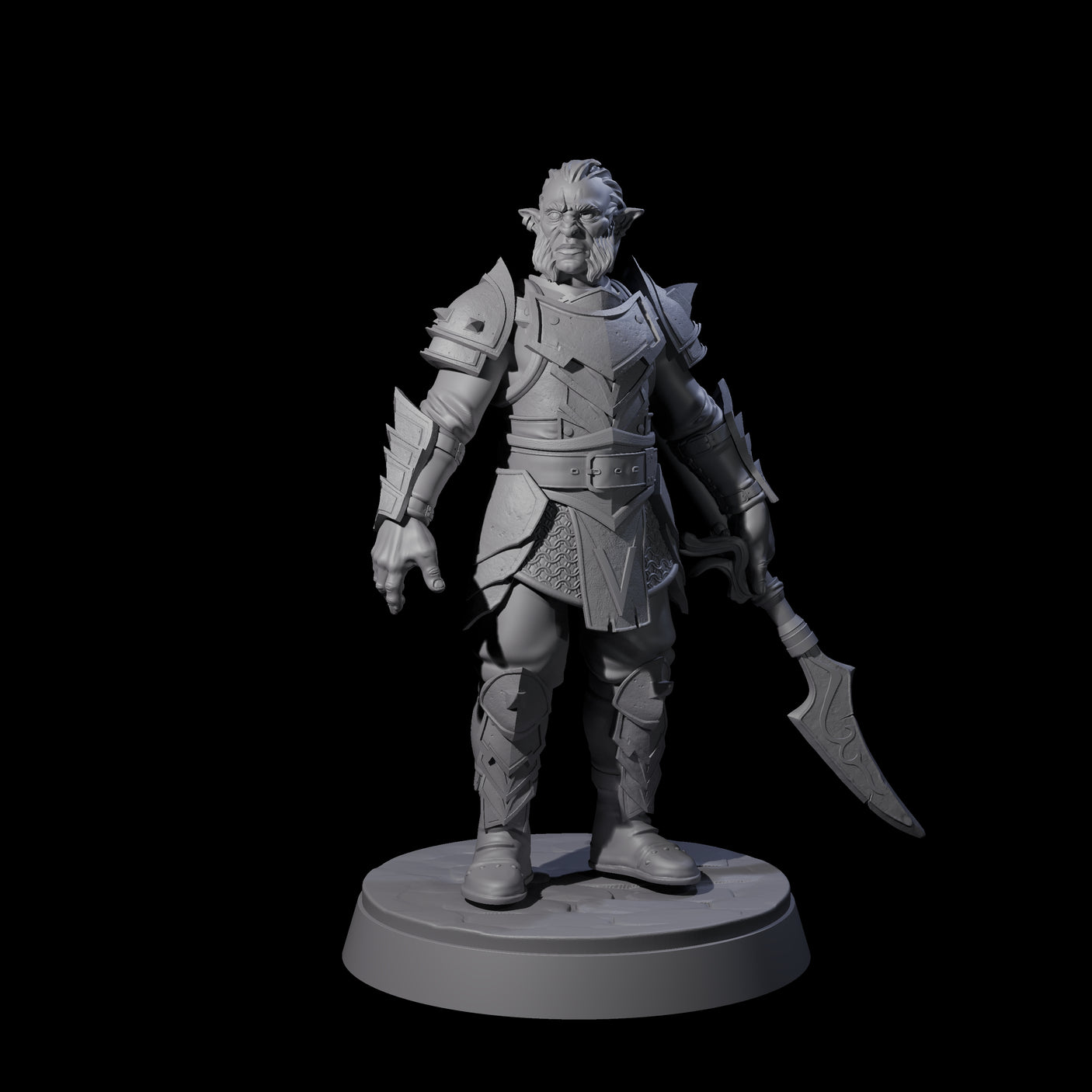 Seven Classic Hobgoblin Raiders Miniature for Dungeons and Dragons, Pathfinder or other TTRPGs