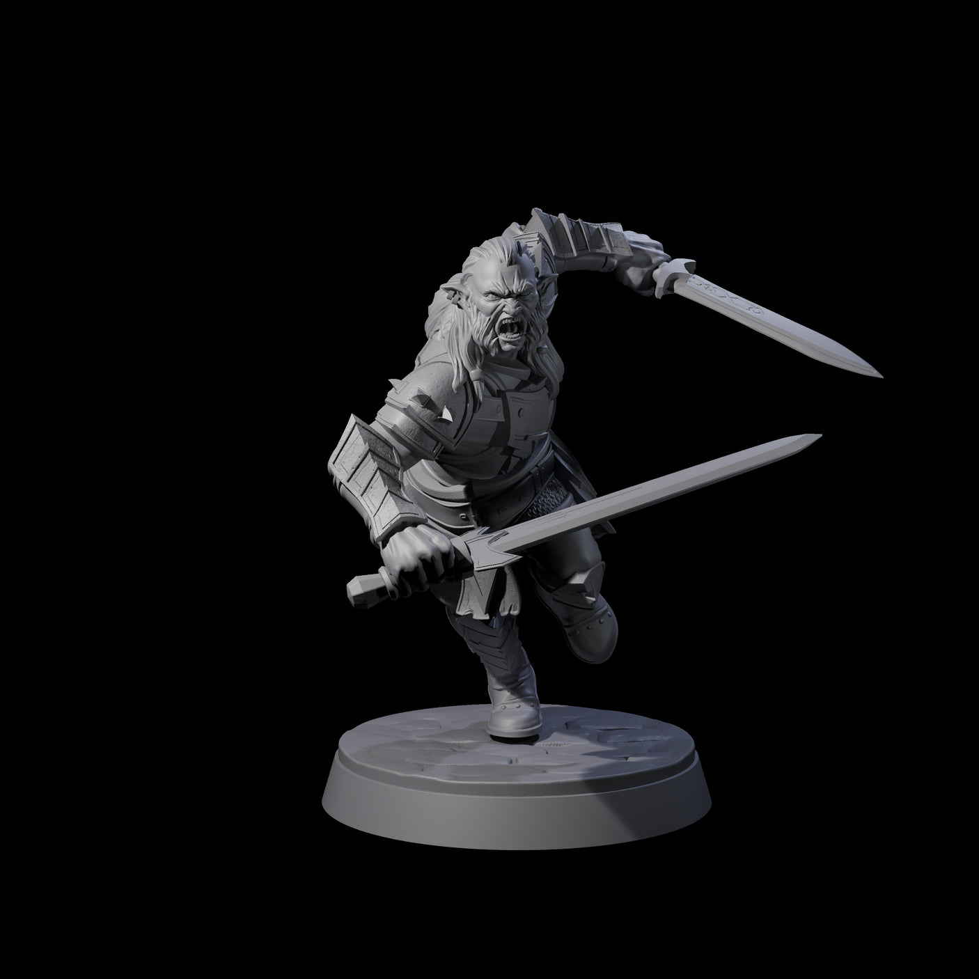 Seven Classic Hobgoblin Raiders Miniature for Dungeons and Dragons, Pathfinder or other TTRPGs