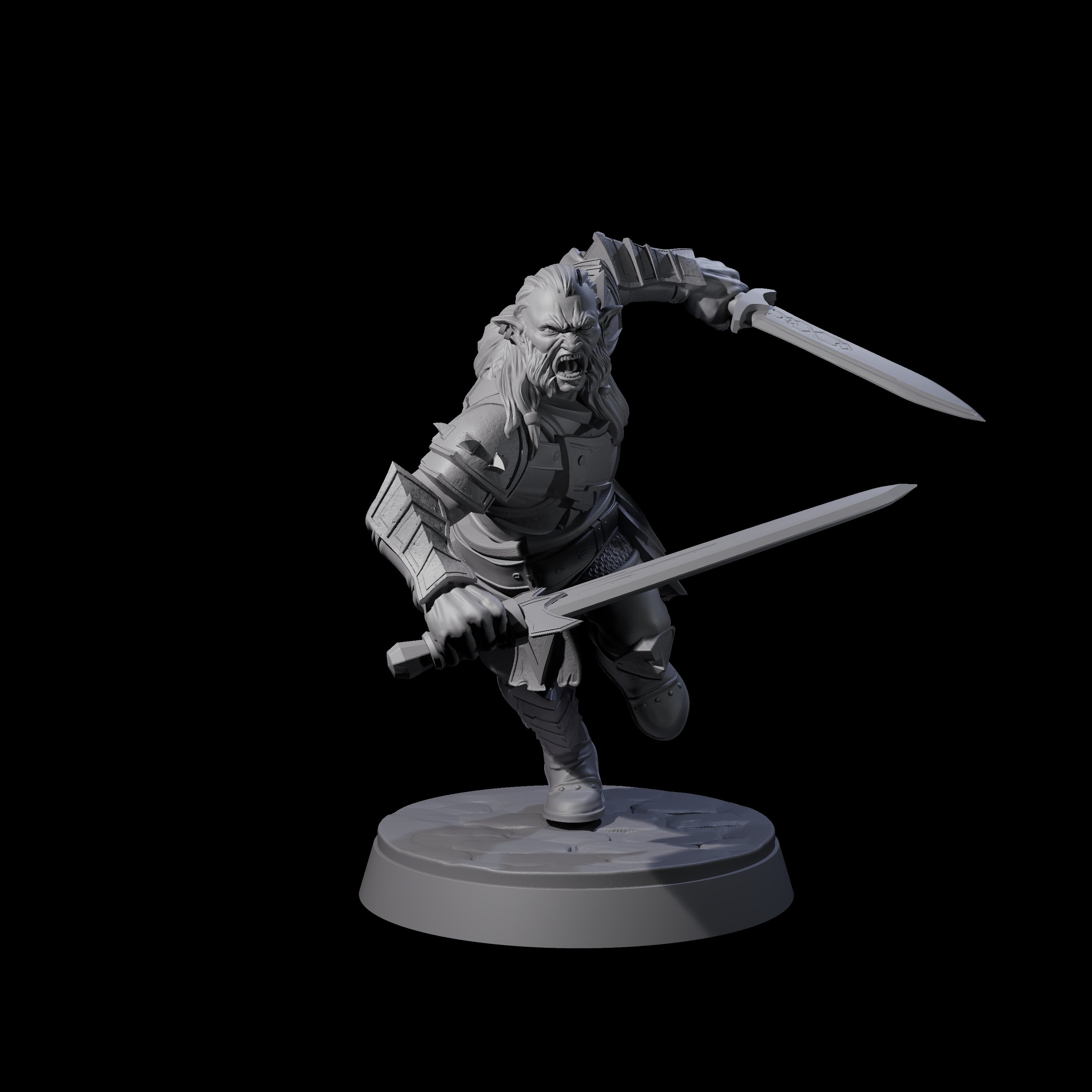 Seven Classic Hobgoblin Raiders Miniature for Dungeons and Dragons, Pathfinder or other TTRPGs
