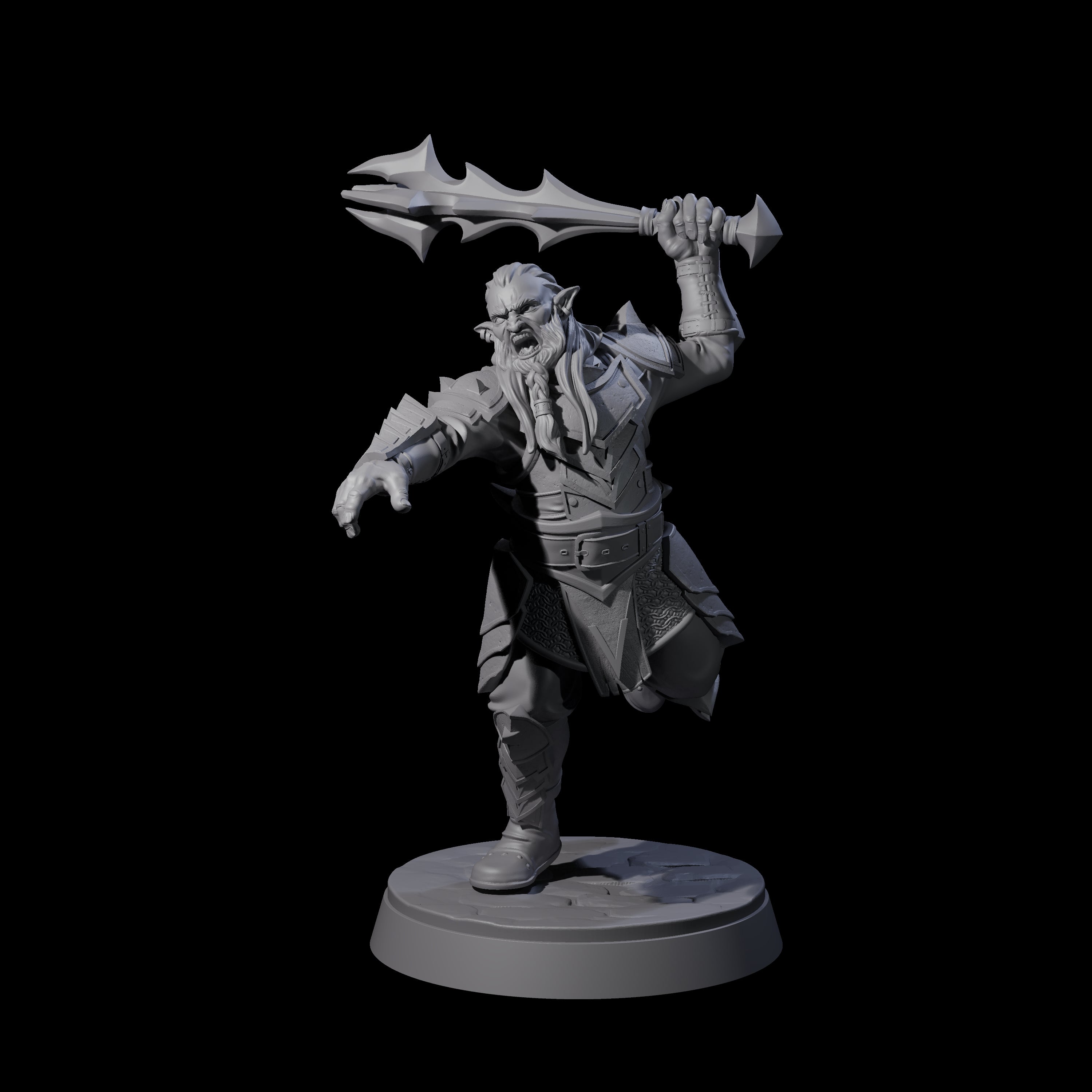 Seven Classic Hobgoblin Raiders Miniature for Dungeons and Dragons, Pathfinder or other TTRPGs