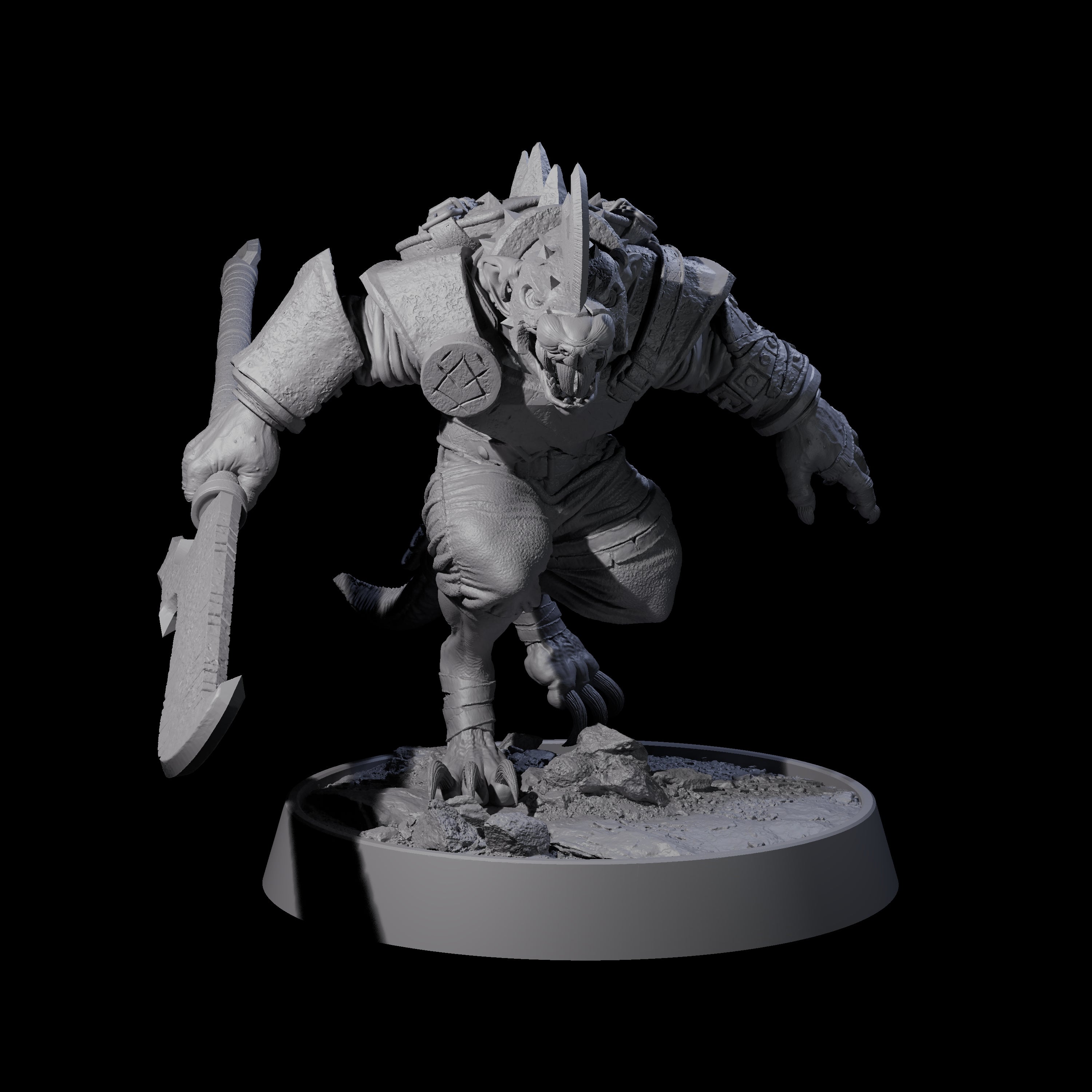 Sewer Dwelling Ratfolk E Miniature for Dungeons and Dragons, Pathfinder or other TTRPGs