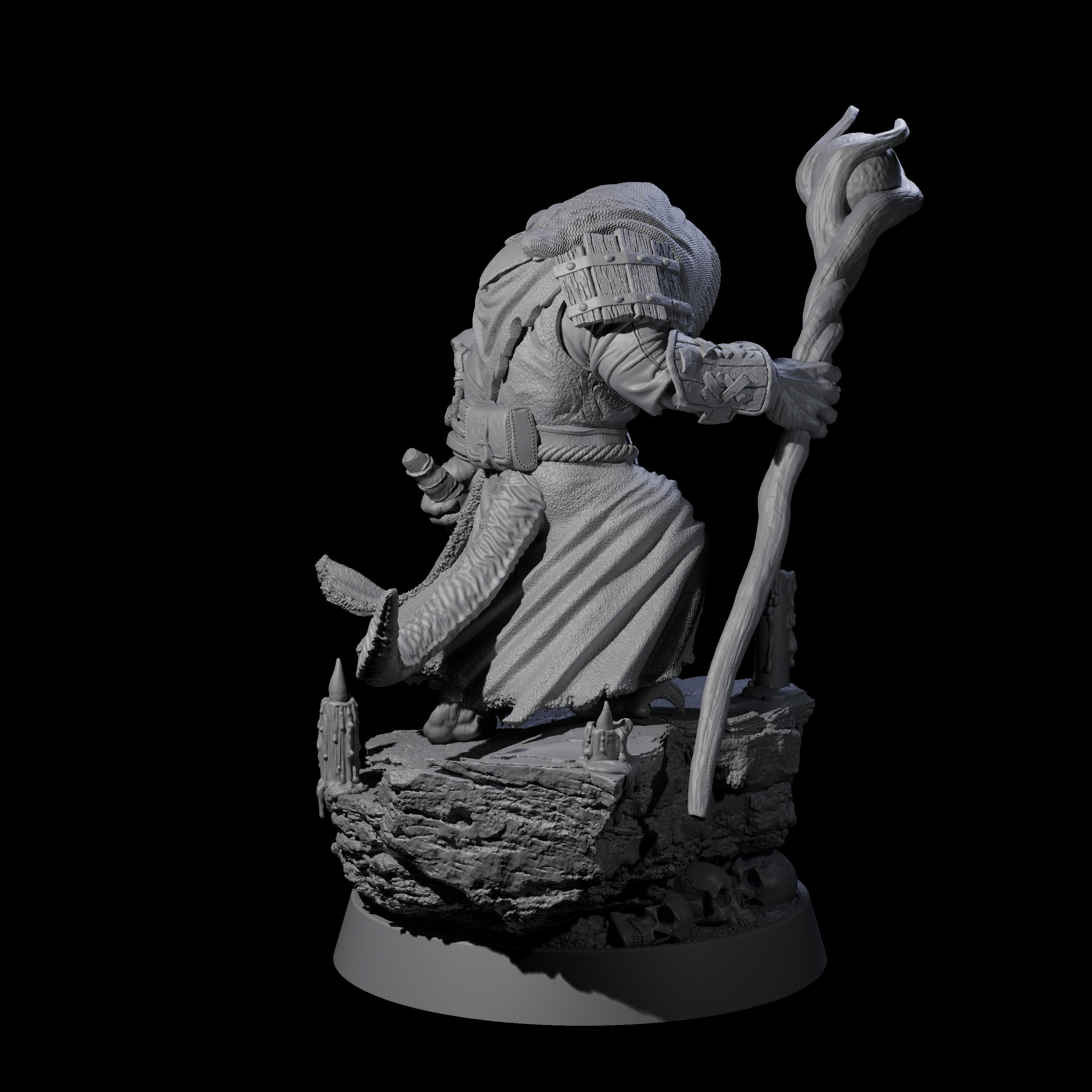 Sewer Dwelling Ratfolk J Miniature for Dungeons and Dragons, Pathfinder or other TTRPGs