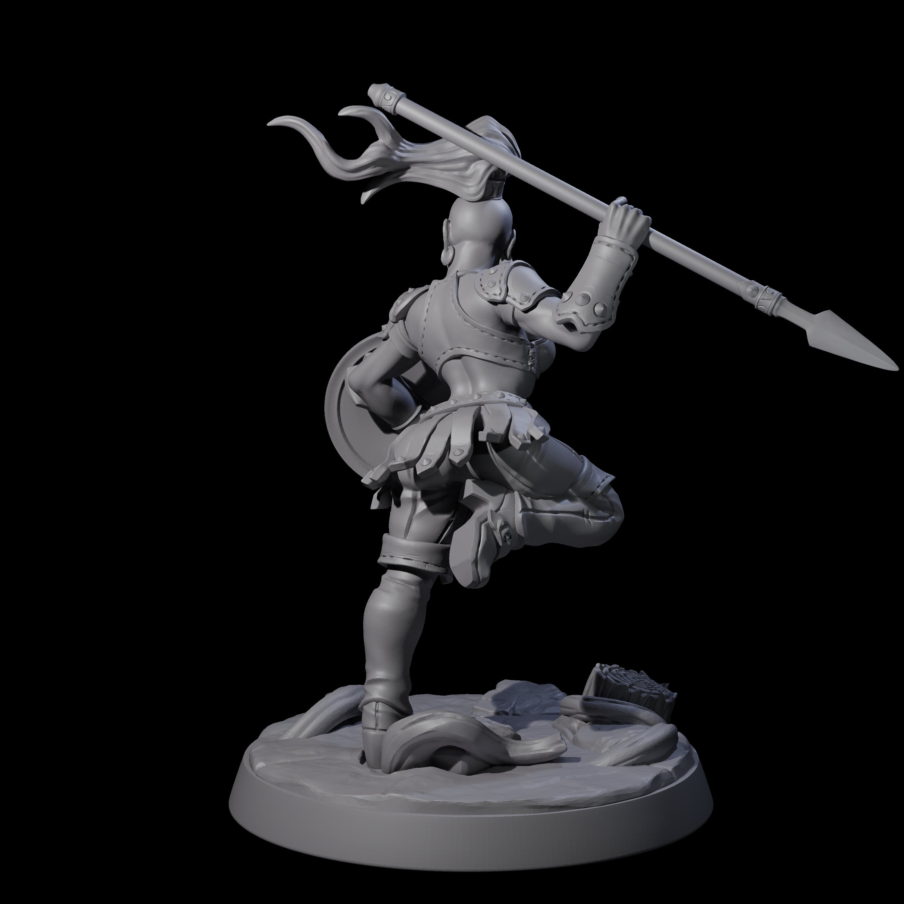 Shadowy Assassin Sister C Miniature for Dungeons and Dragons, Pathfinder or other TTRPGs
