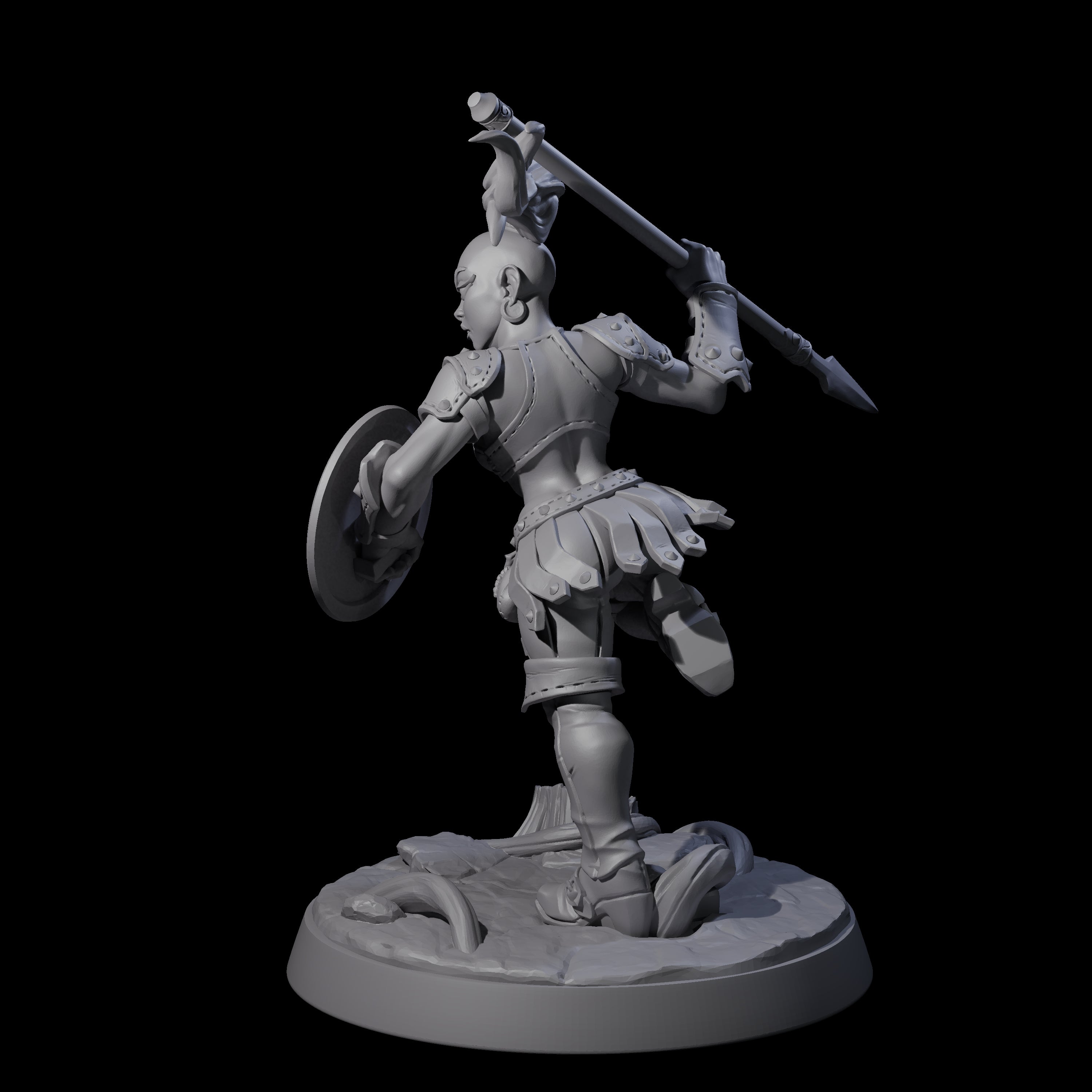 Shadowy Assassin Sister C Miniature for Dungeons and Dragons, Pathfinder or other TTRPGs