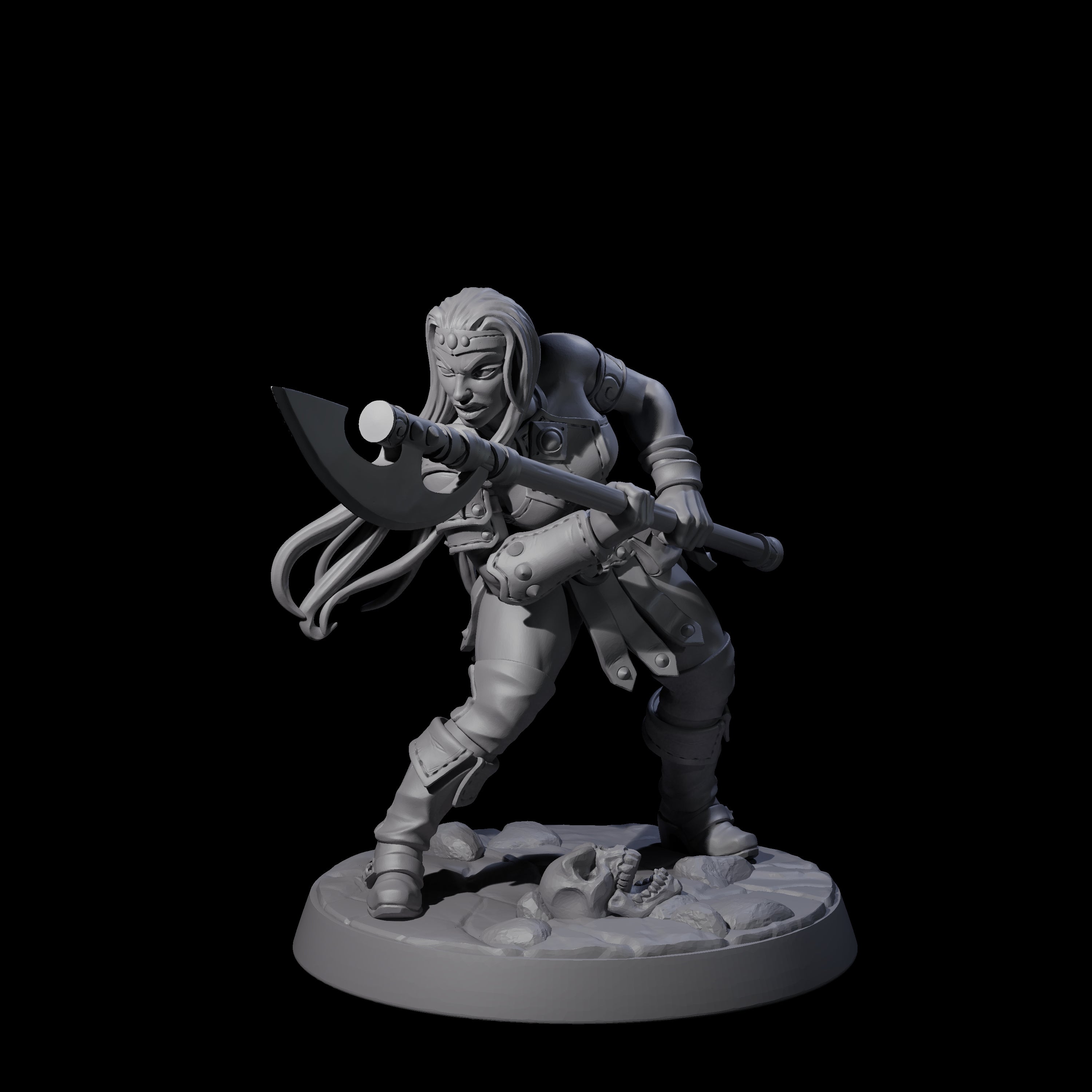Shadowy Assassin Sister E Miniature for Dungeons and Dragons, Pathfinder or other TTRPGs