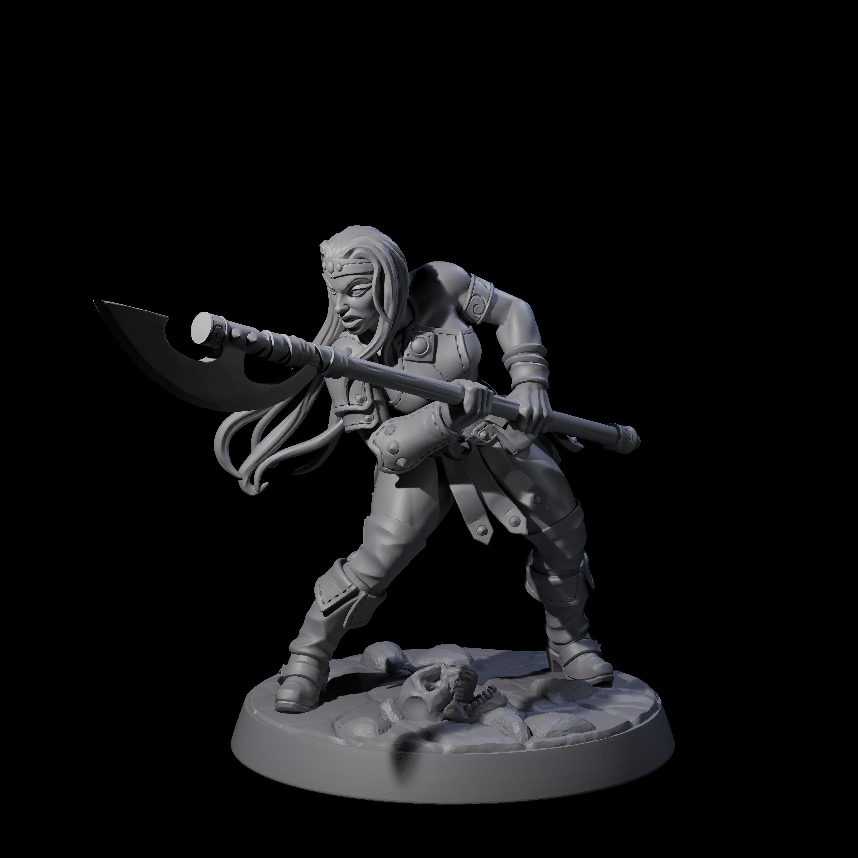 Shadowy Assassin Sister E Miniature for Dungeons and Dragons, Pathfinder or other TTRPGs