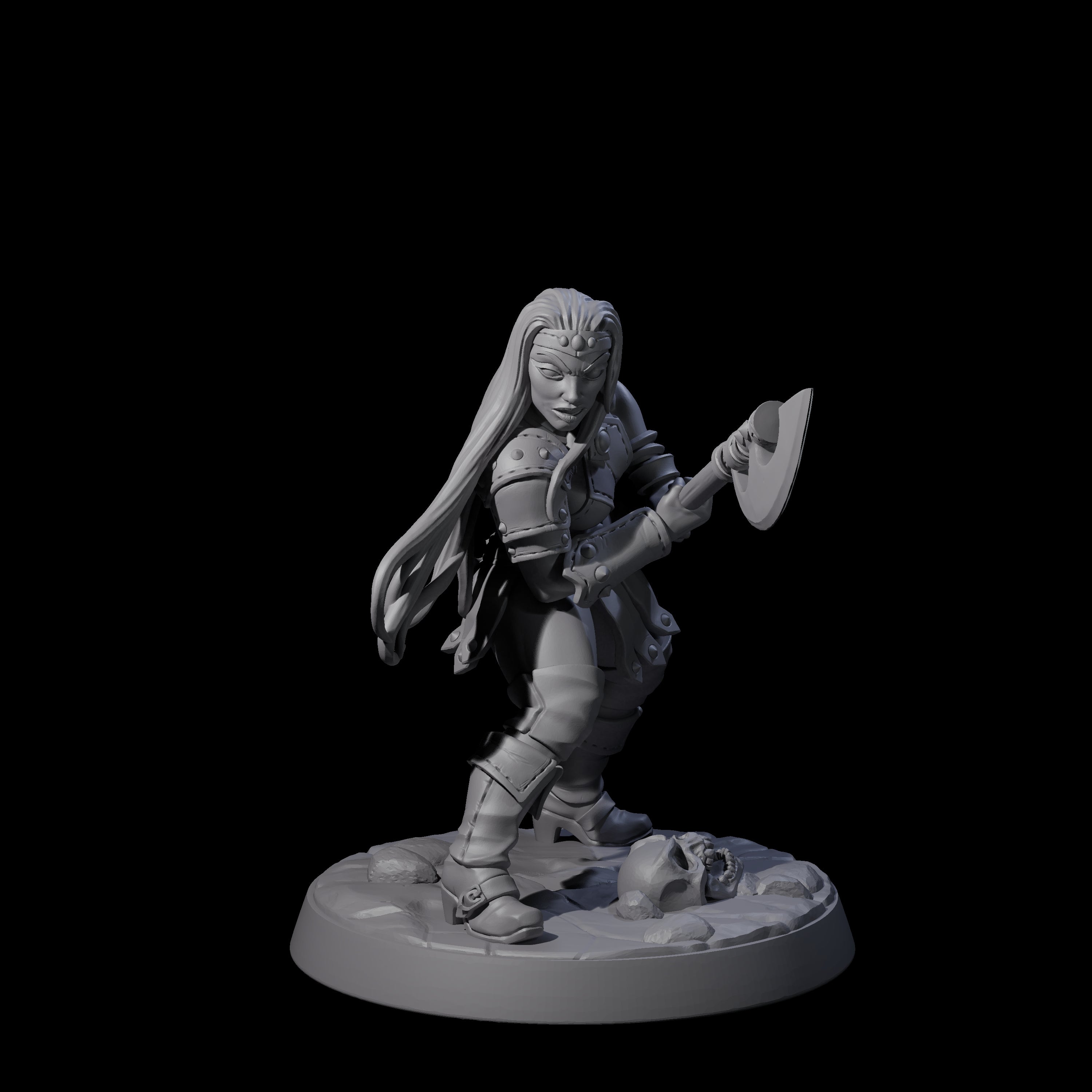 Shadowy Assassin Sister E Miniature for Dungeons and Dragons, Pathfinder or other TTRPGs