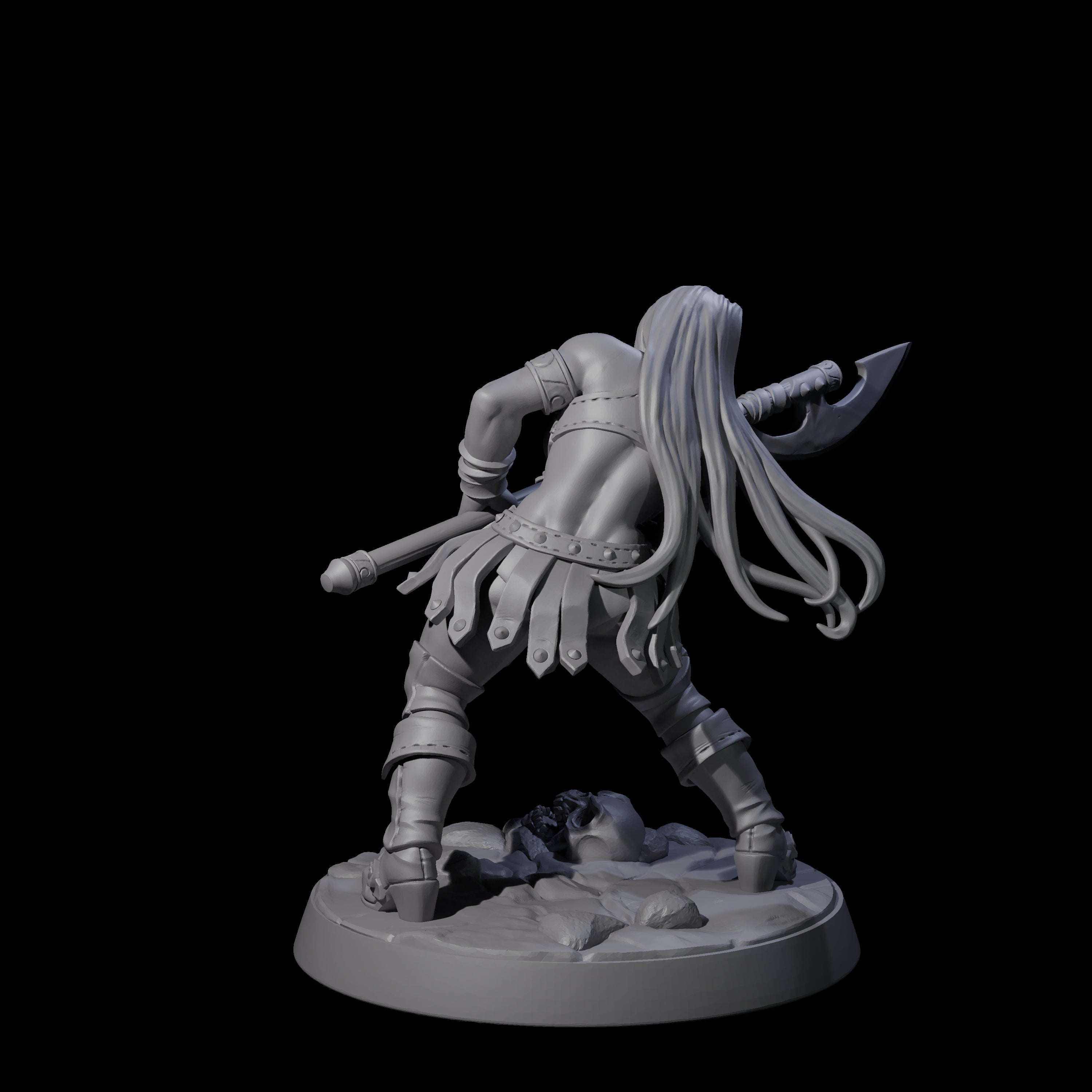 Shadowy Assassin Sister E Miniature for Dungeons and Dragons, Pathfinder or other TTRPGs
