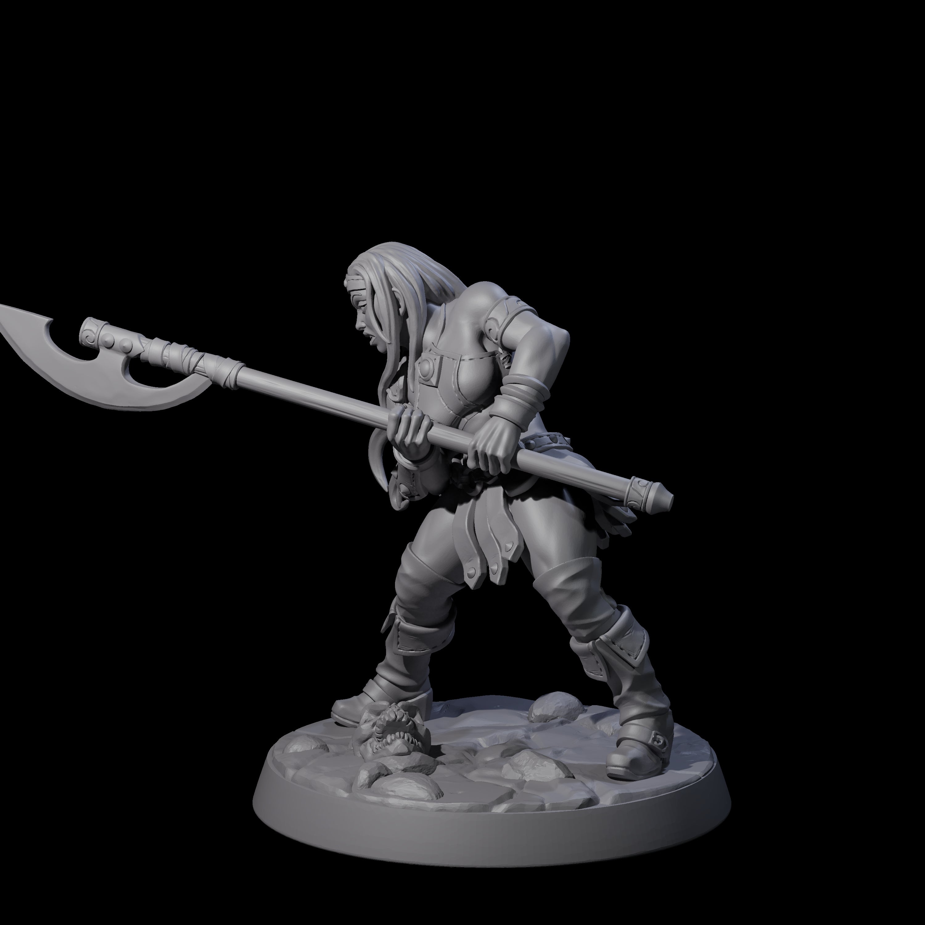 Shadowy Assassin Sister E Miniature for Dungeons and Dragons, Pathfinder or other TTRPGs
