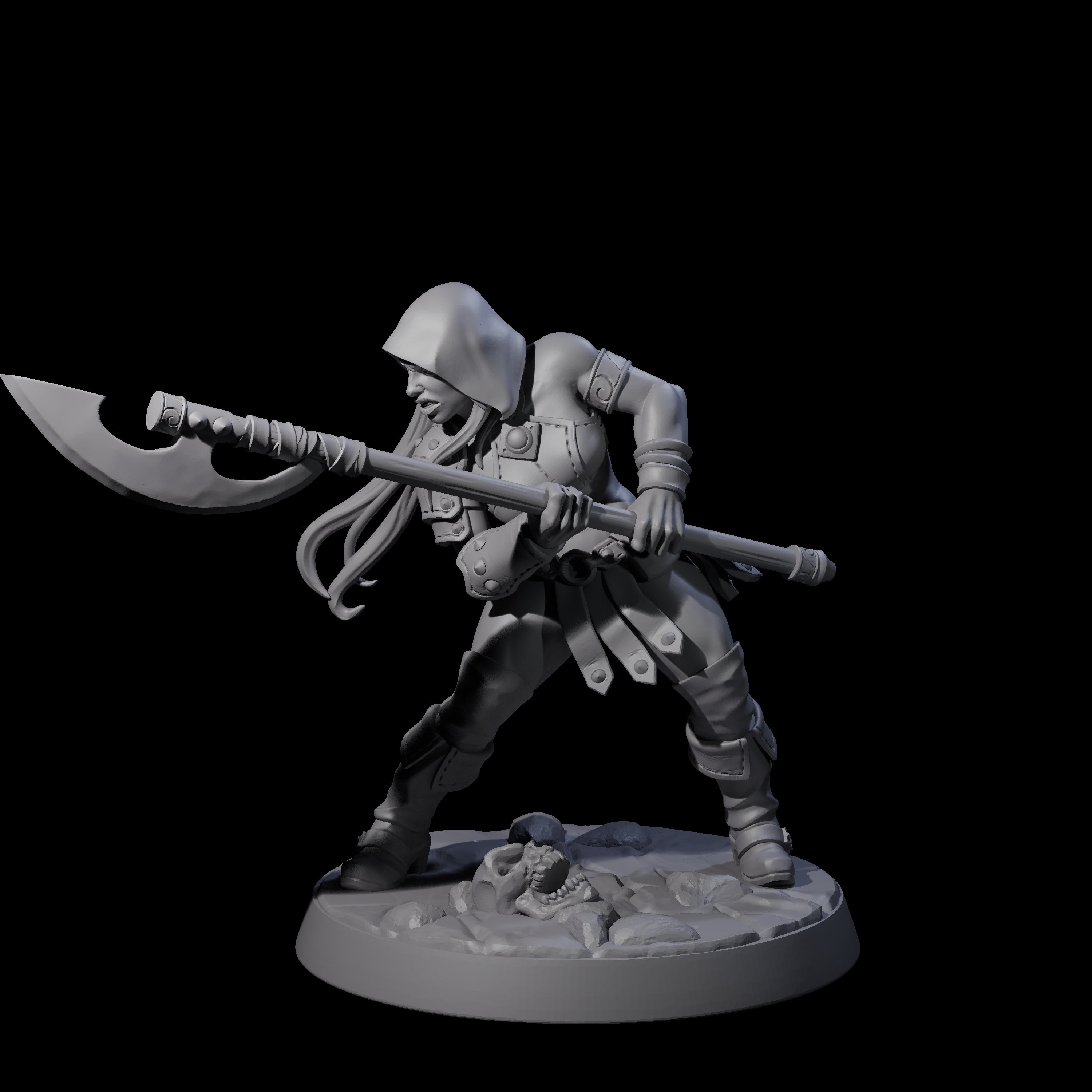 Shadowy Assassin Sister E Miniature for Dungeons and Dragons, Pathfinder or other TTRPGs