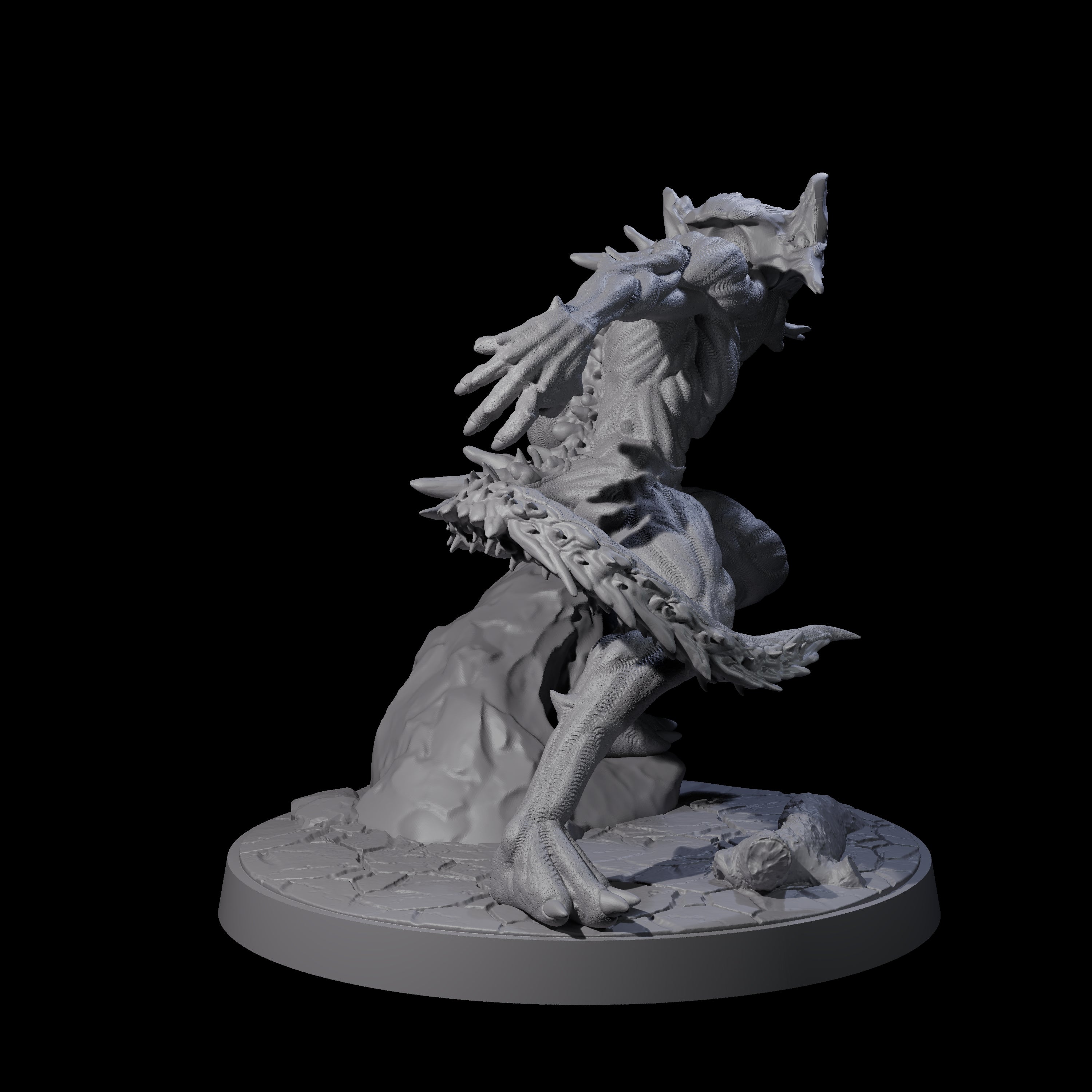 Shadowy Barghest B Miniature for Dungeons and Dragons, Pathfinder or other TTRPGs