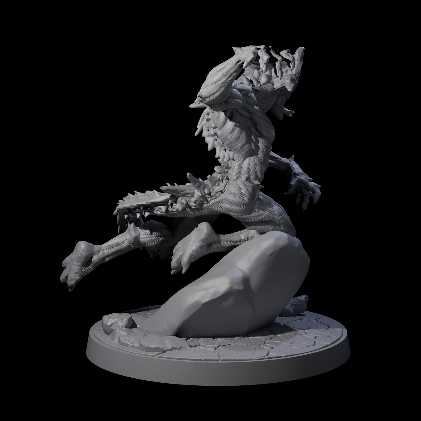 Shadowy Barghest C Miniature for Dungeons and Dragons, Pathfinder or other TTRPGs
