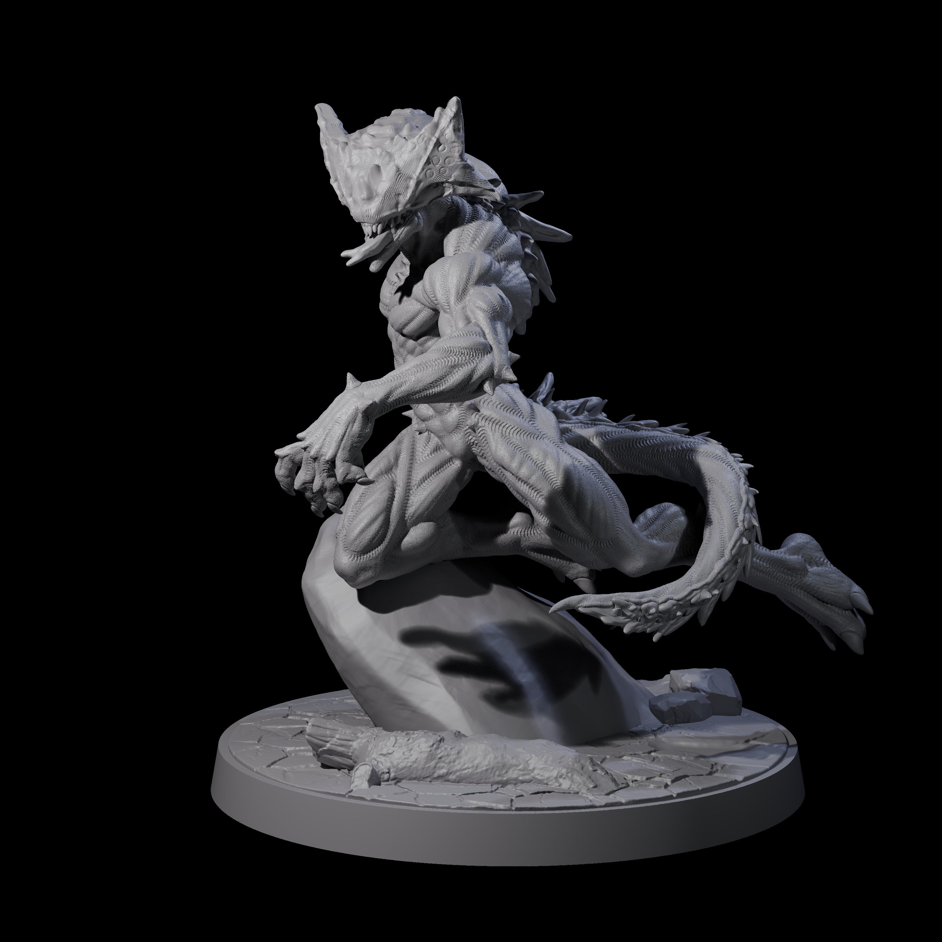 Shadowy Barghest C Miniature for Dungeons and Dragons, Pathfinder or other TTRPGs