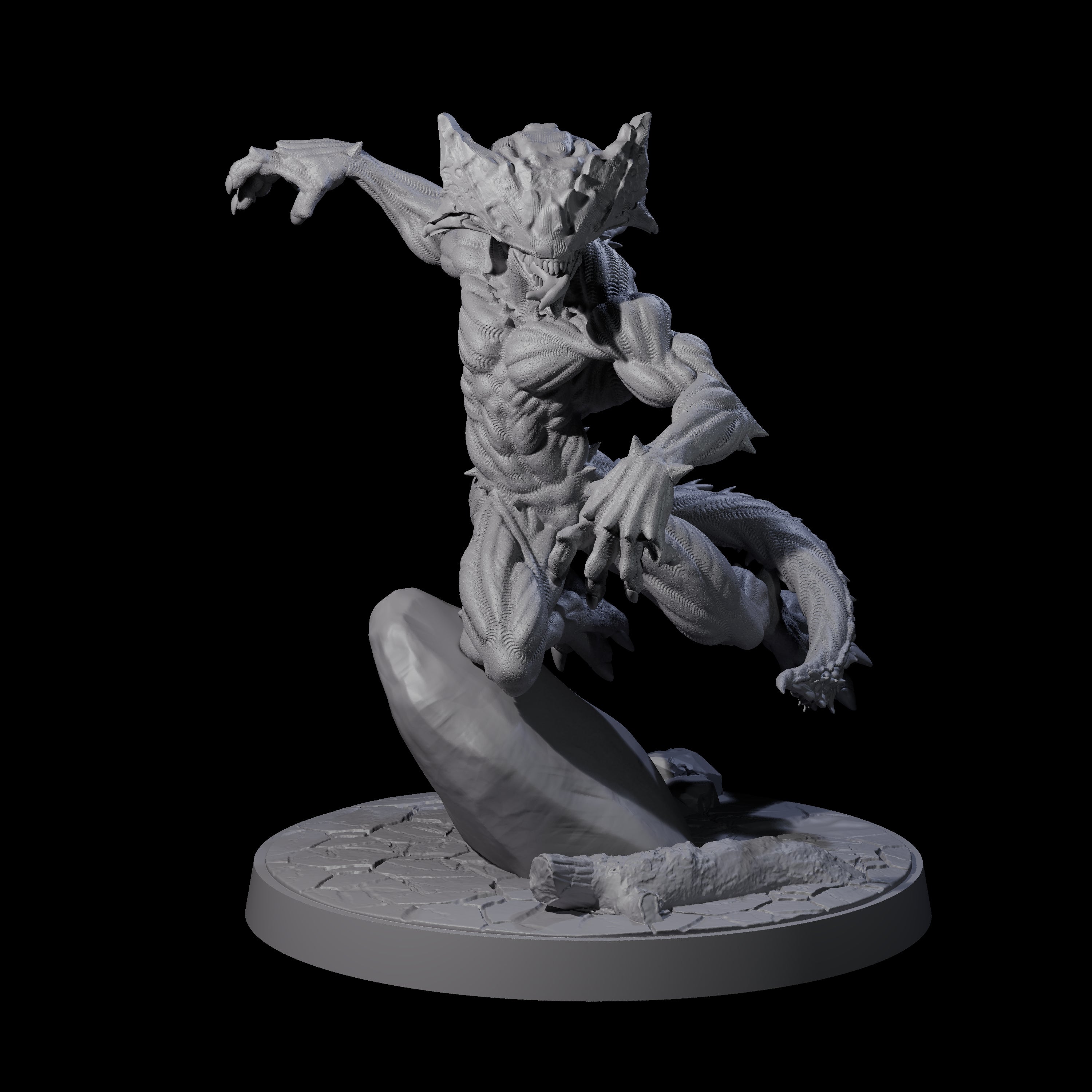 Shadowy Barghest C Miniature for Dungeons and Dragons, Pathfinder or other TTRPGs