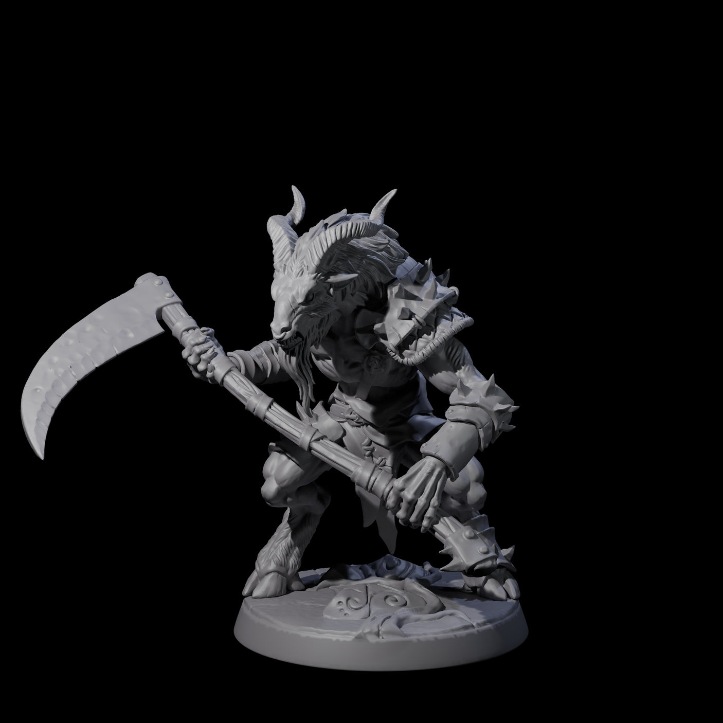 Shadowy Beastman A Miniature for Dungeons and Dragons, Pathfinder or other TTRPGs