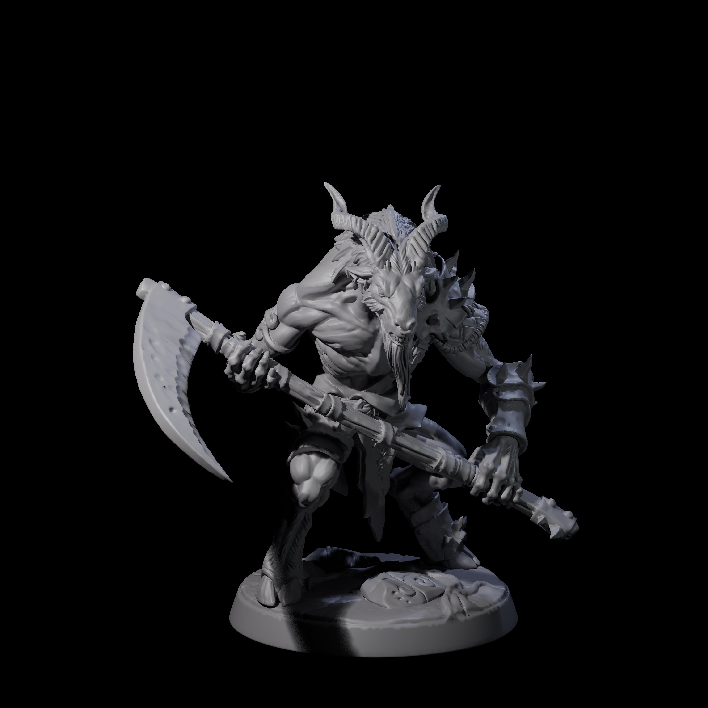 Shadowy Beastman A Miniature for Dungeons and Dragons, Pathfinder or other TTRPGs