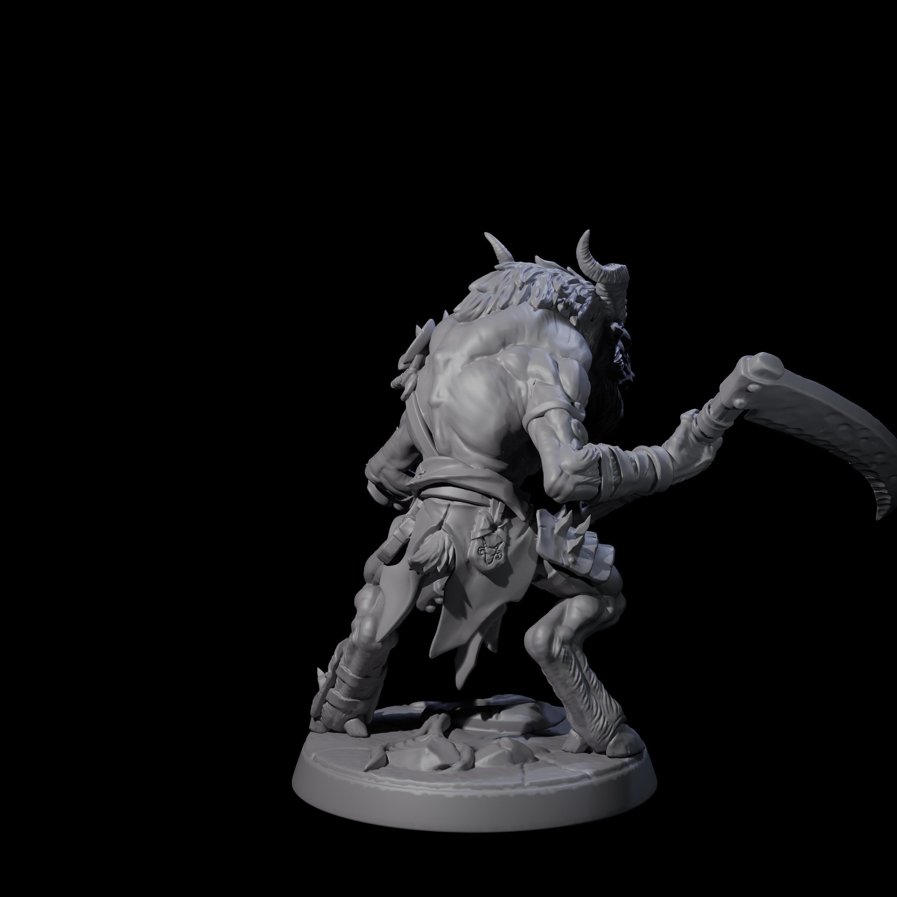 Shadowy Beastman A Miniature for Dungeons and Dragons, Pathfinder or other TTRPGs