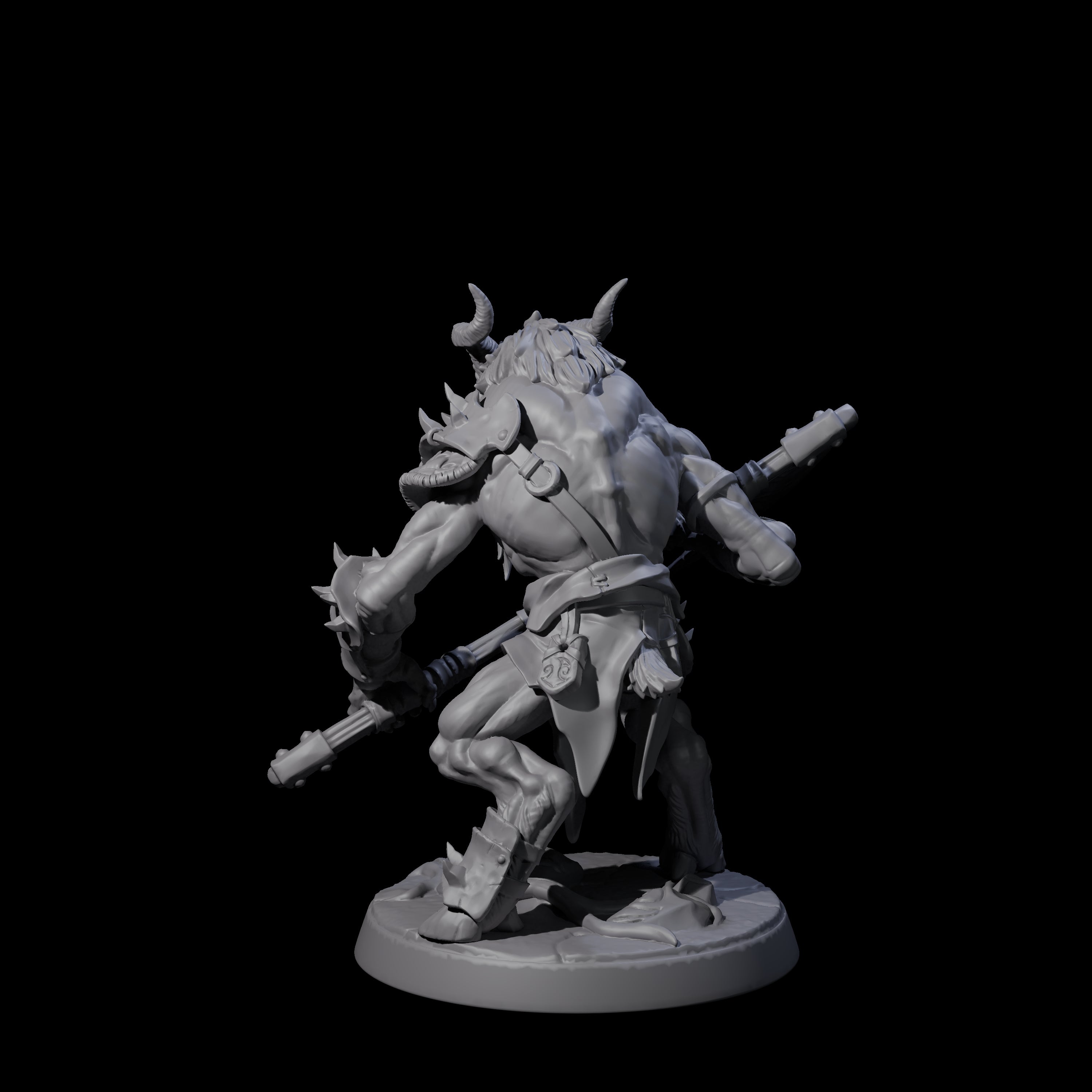 Shadowy Beastman A Miniature for Dungeons and Dragons, Pathfinder or other TTRPGs