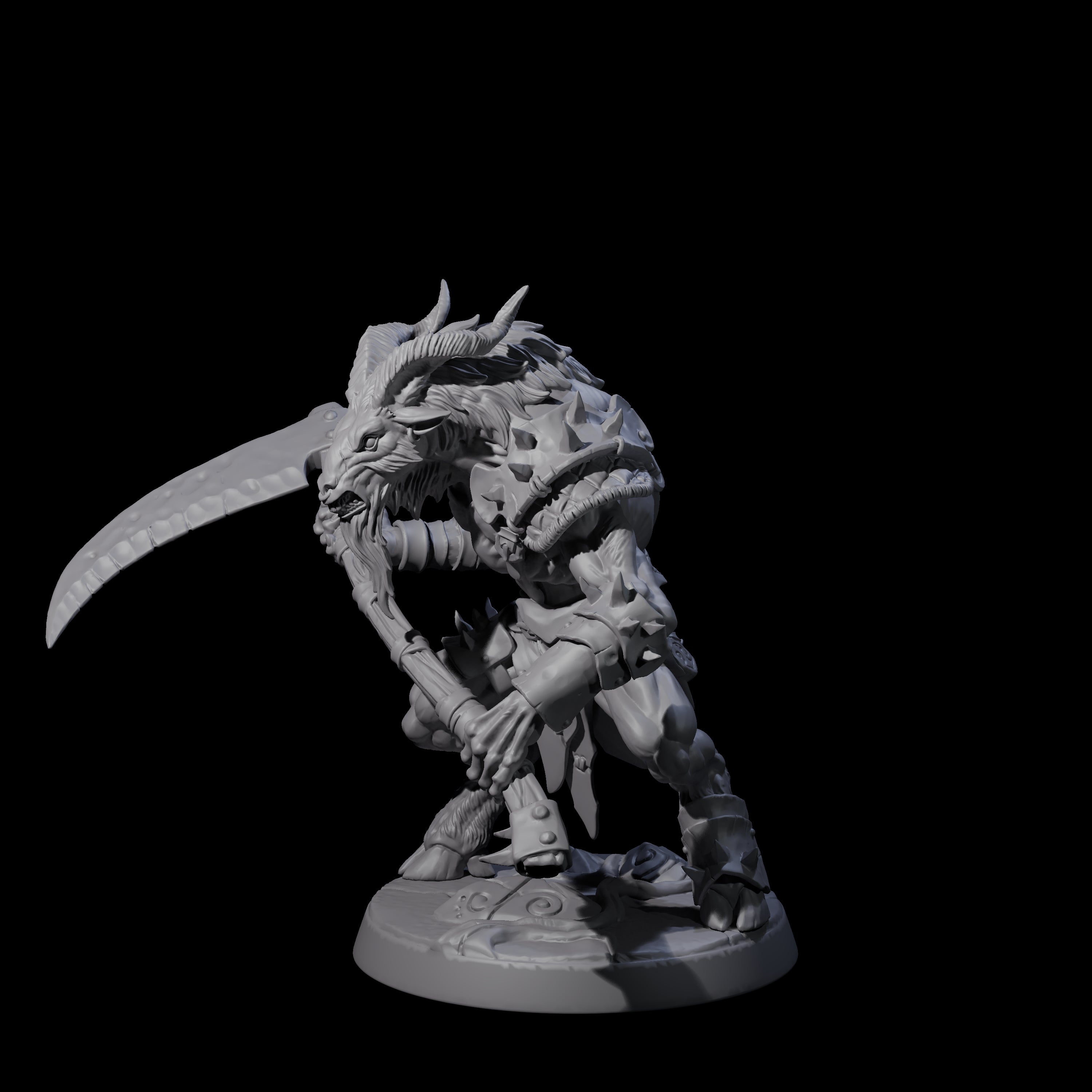 Shadowy Beastman A Miniature for Dungeons and Dragons, Pathfinder or other TTRPGs