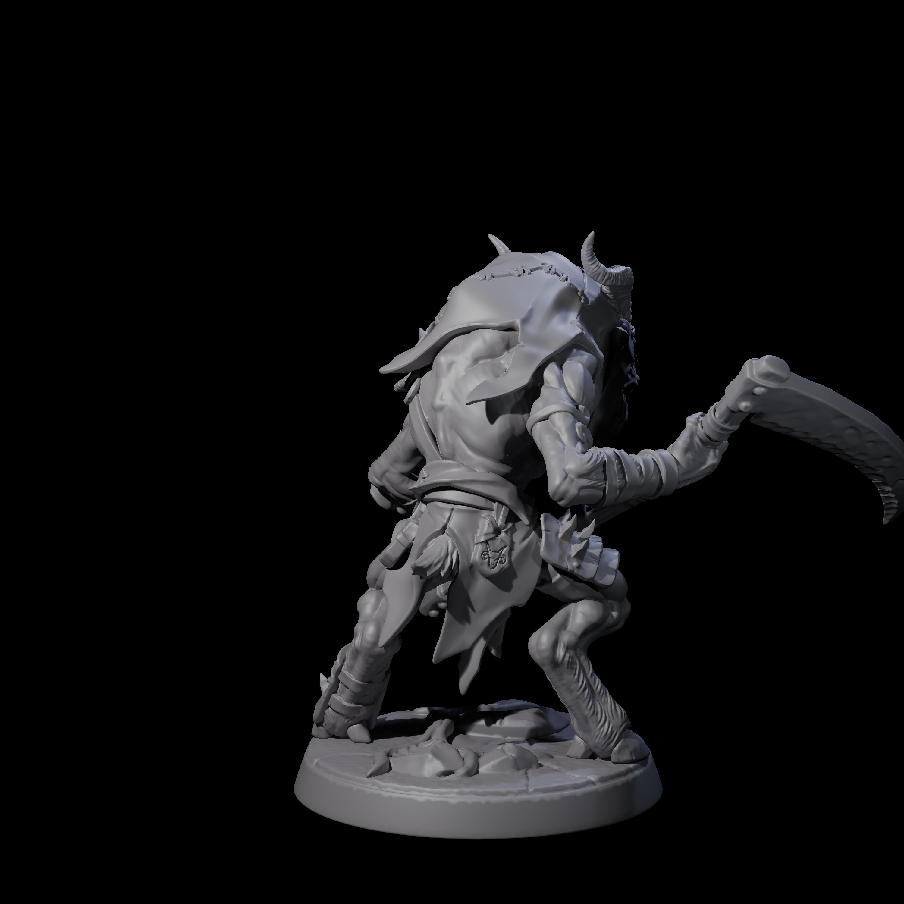 Shadowy Beastman A Miniature for Dungeons and Dragons, Pathfinder or other TTRPGs
