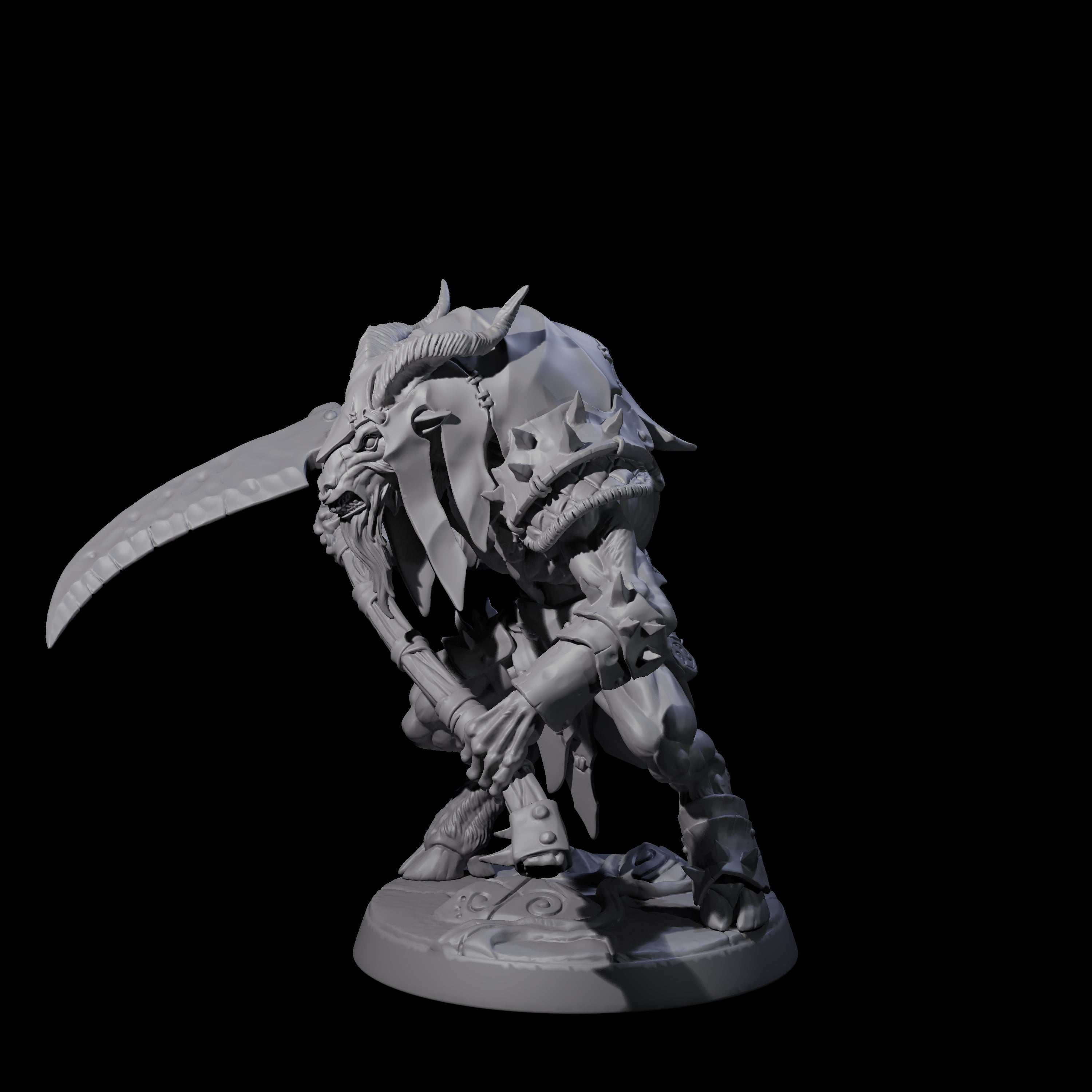 Shadowy Beastman A Miniature for Dungeons and Dragons, Pathfinder or other TTRPGs