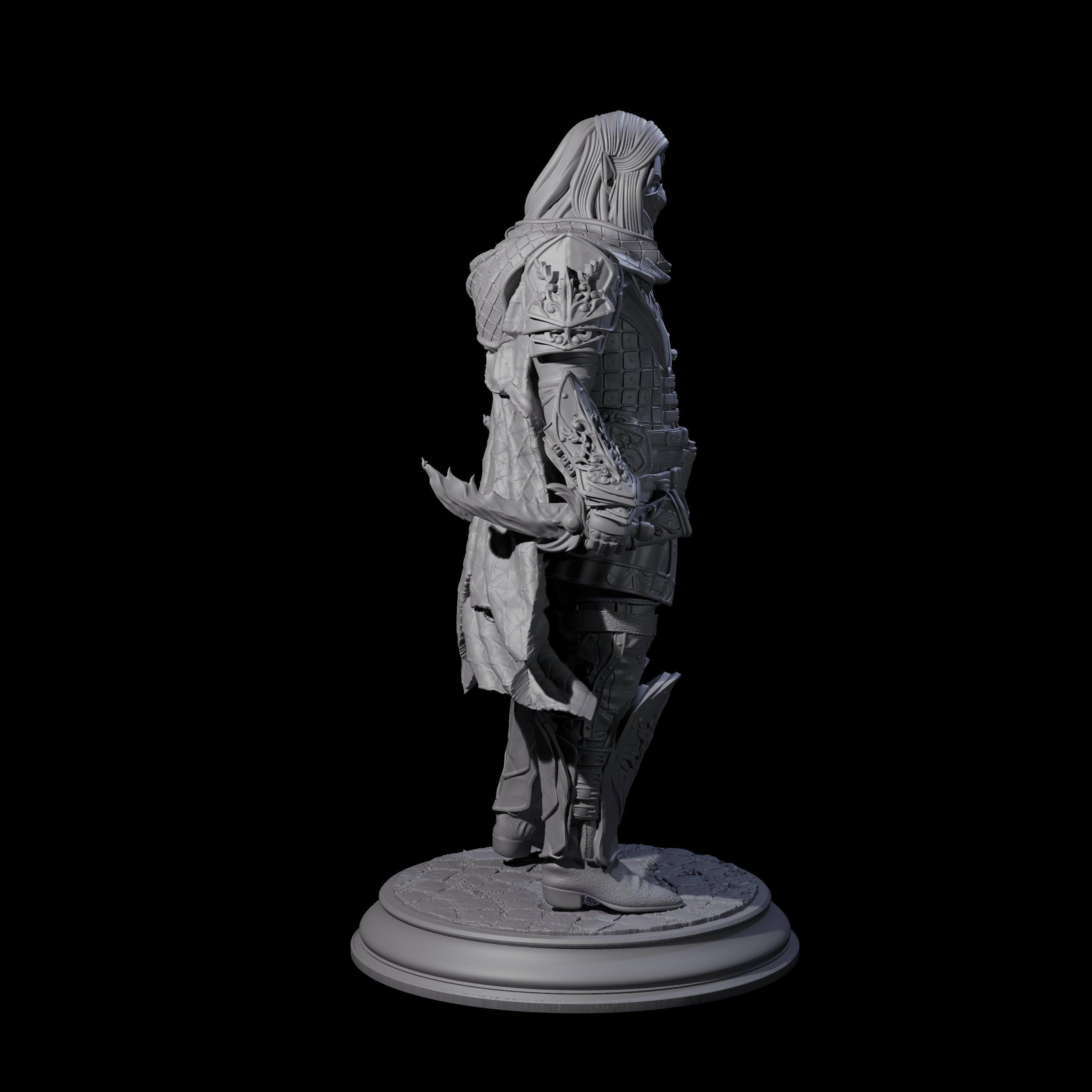 Shadowy Masked Rogue Miniature for Dungeons and Dragons, Pathfinder or other TTRPGs