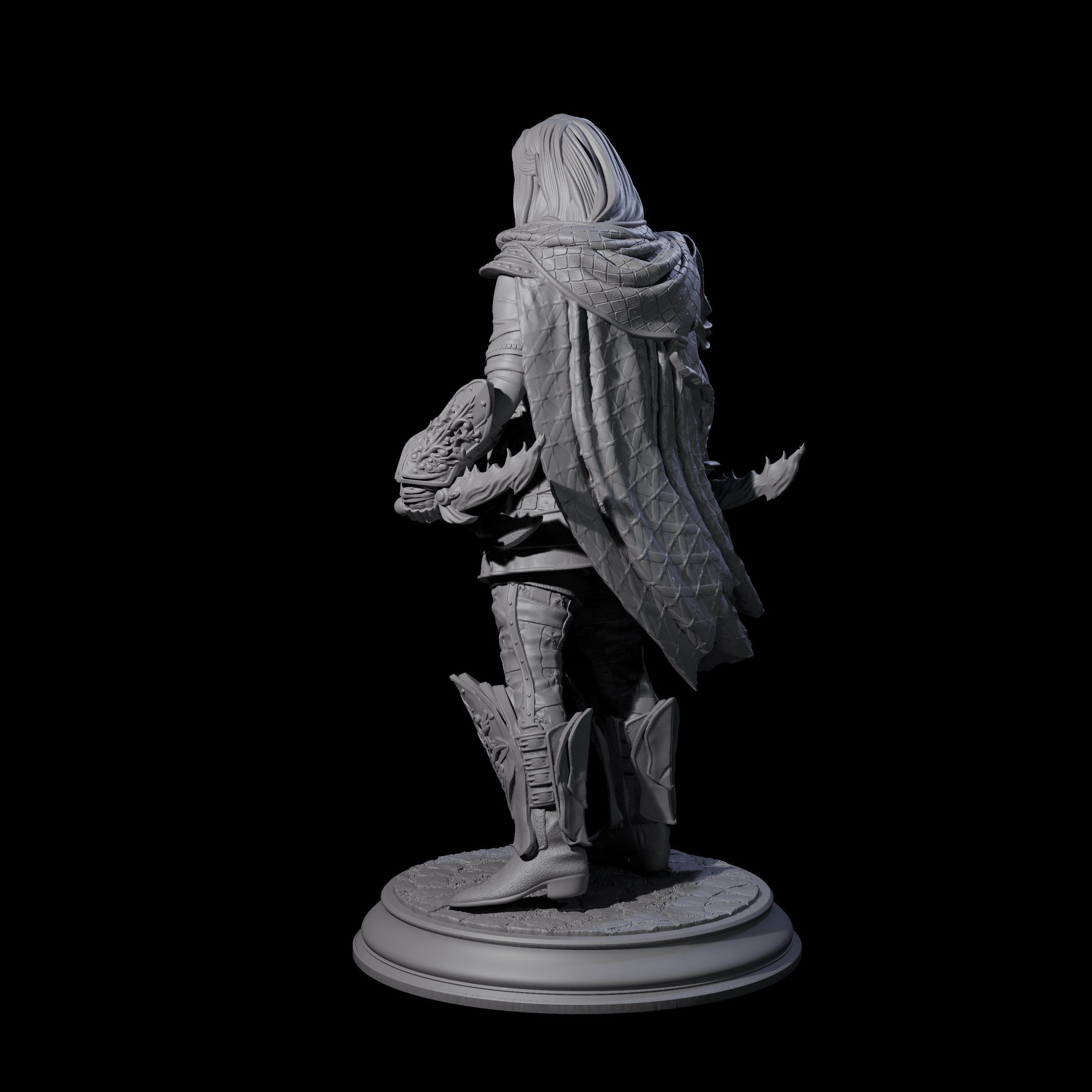 Shadowy Masked Rogue Miniature for Dungeons and Dragons, Pathfinder or other TTRPGs