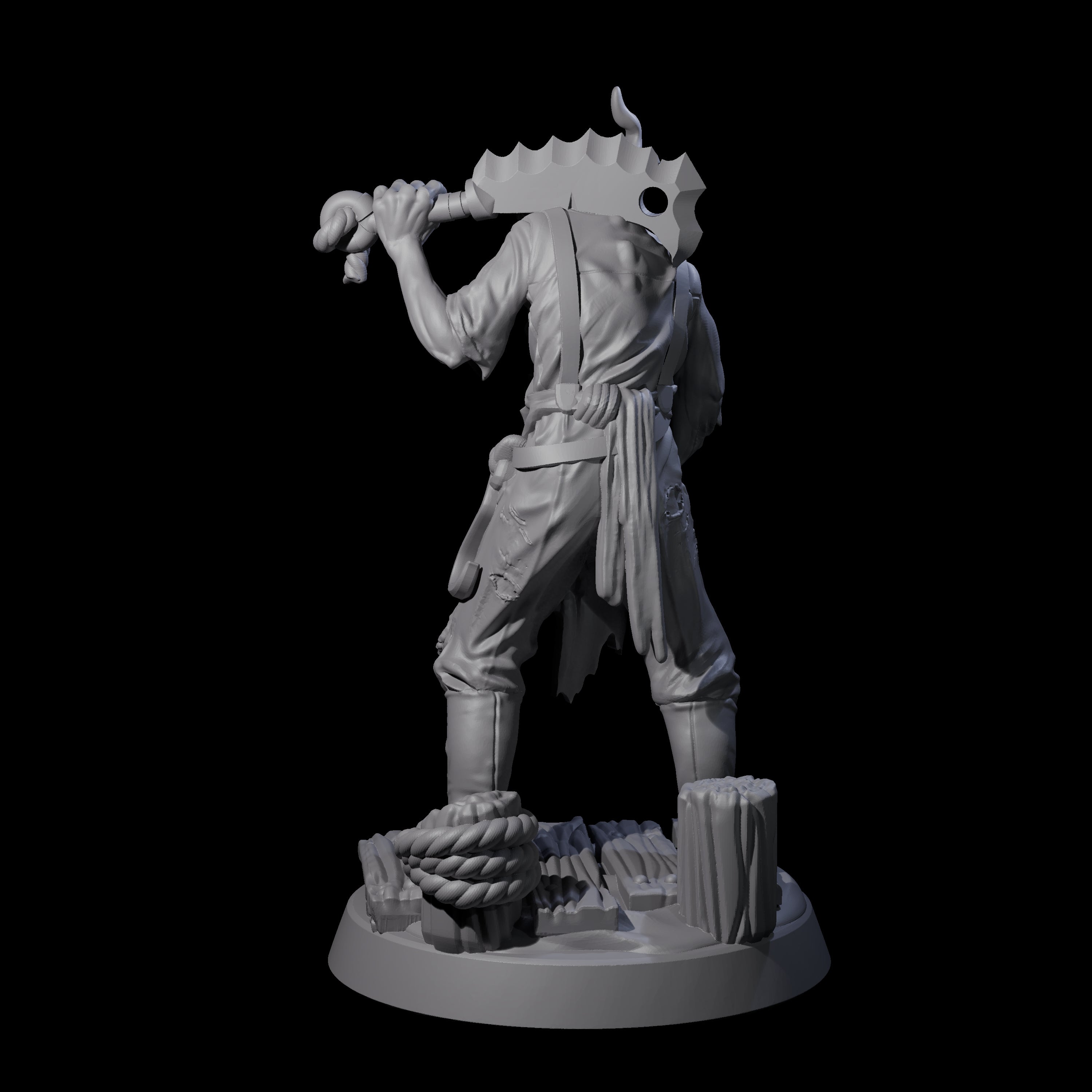 Shambling Human Cultist Miniature for Dungeons and Dragons, Pathfinder or other TTRPGs