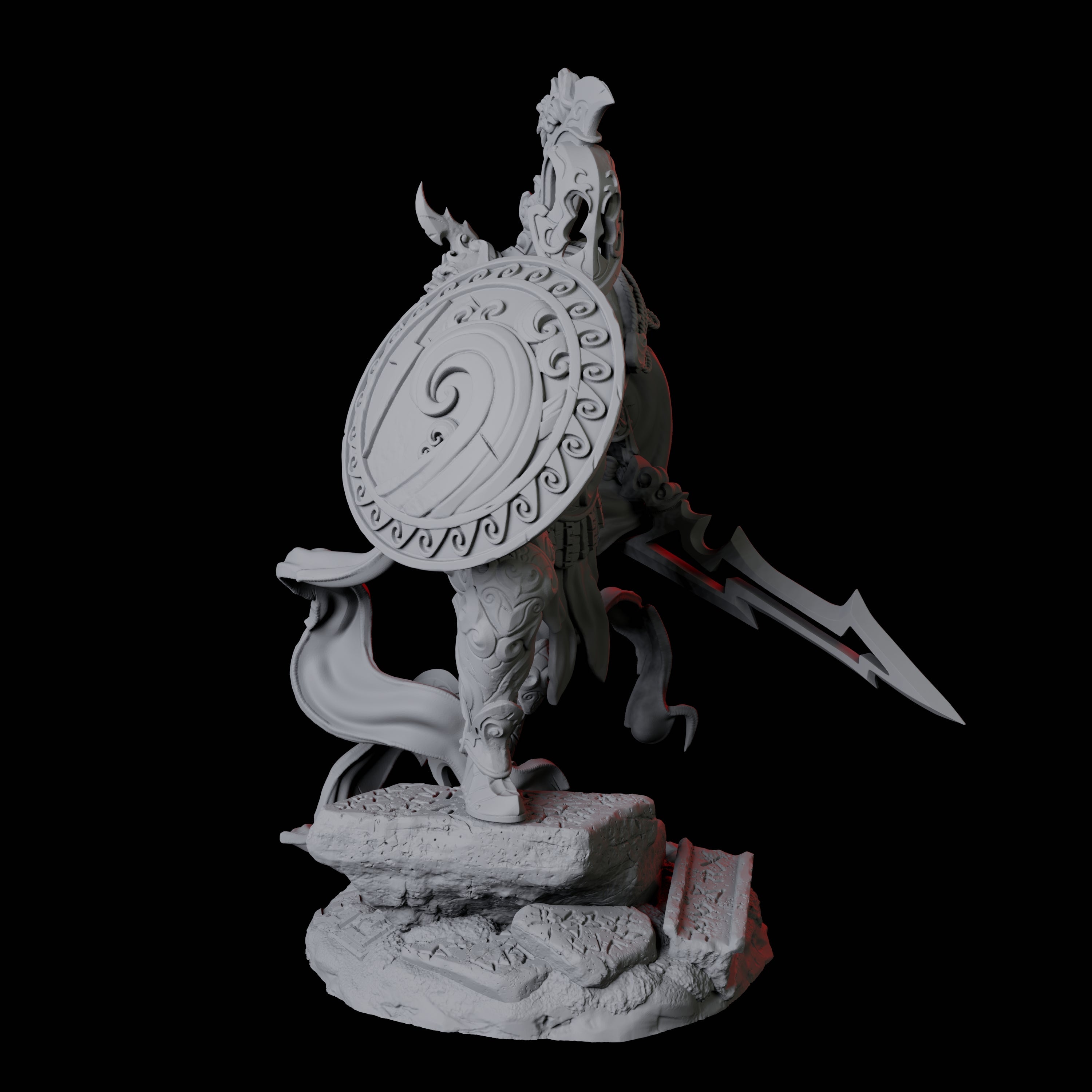 Shield Guardian D Miniature for Dungeons and Dragons, Pathfinder or other TTRPGs