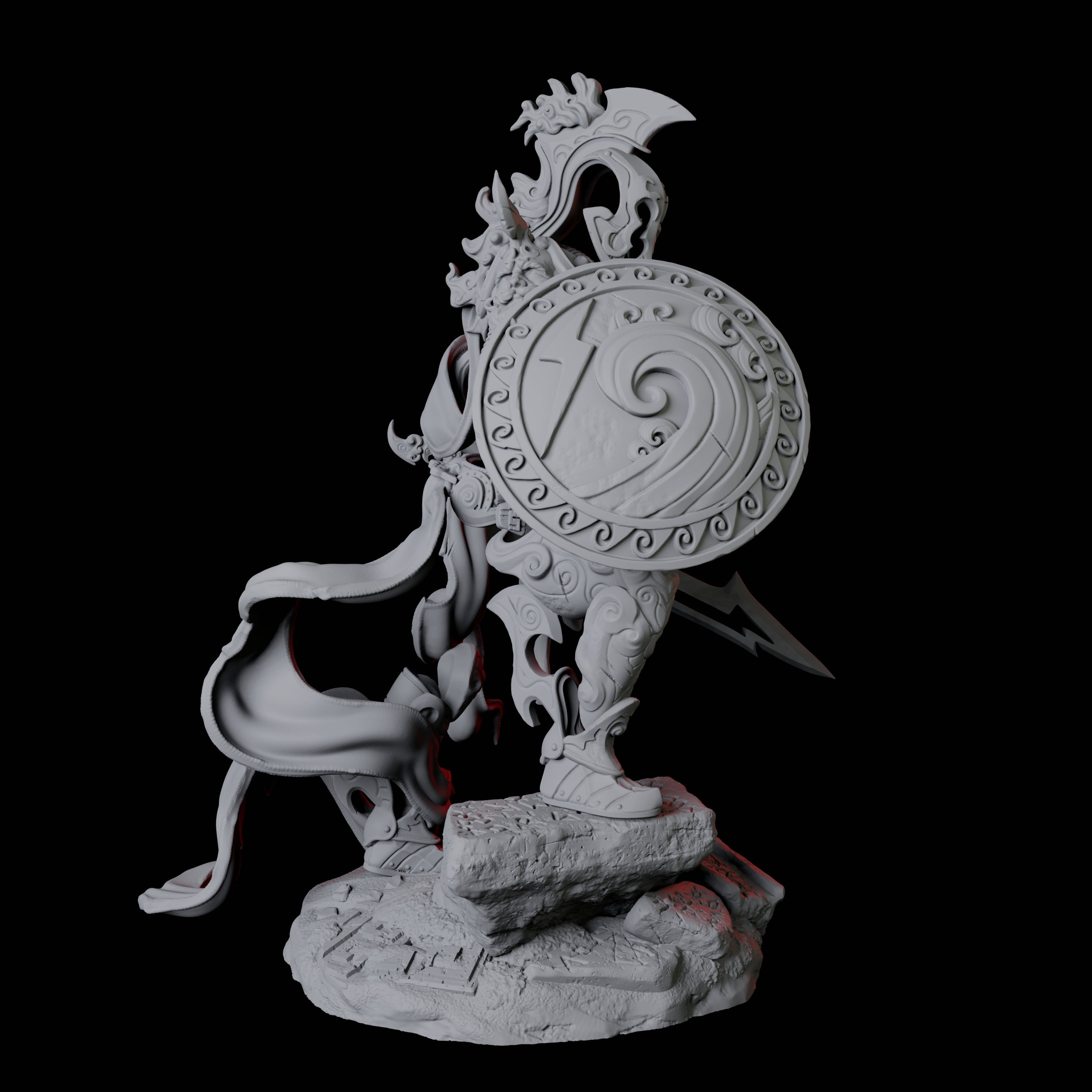 Shield Guardian D Miniature for Dungeons and Dragons, Pathfinder or other TTRPGs