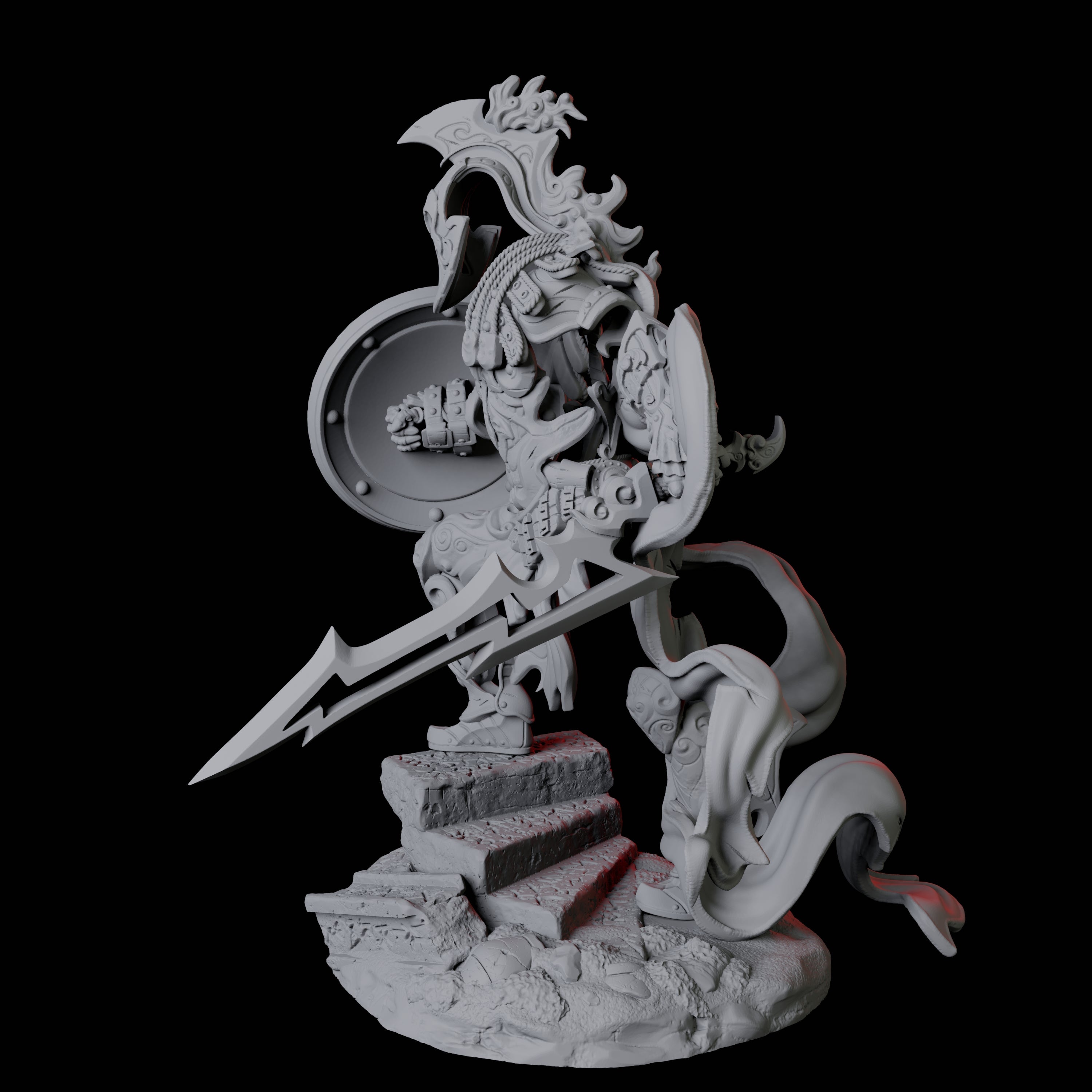 Shield Guardian D Miniature for Dungeons and Dragons, Pathfinder or other TTRPGs