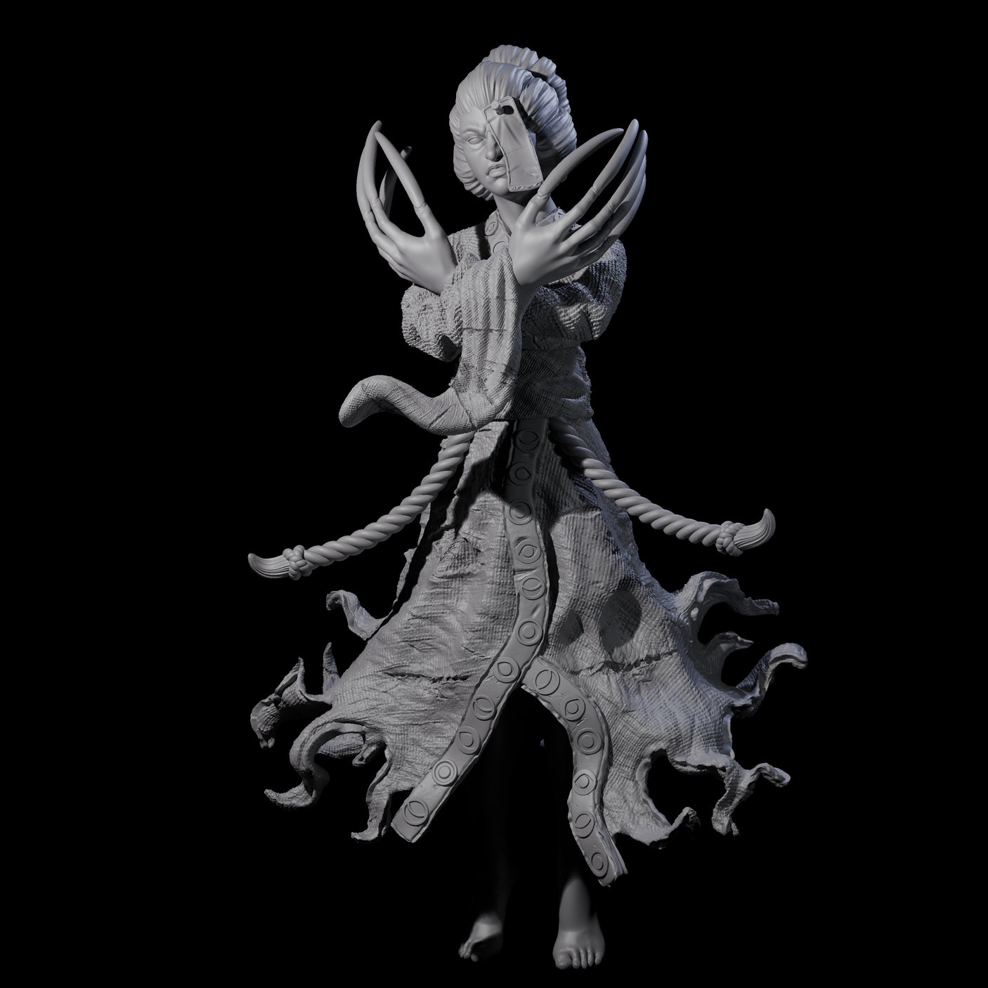 Shifting Jorogumo Miniature for Dungeons and Dragons, Pathfinder or other TTRPGs