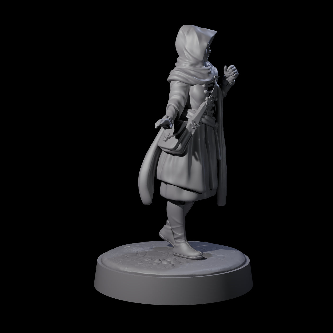 Shir - Delicate Maiden Miniature for Dungeons and Dragons, Pathfinder or other TTRPGs